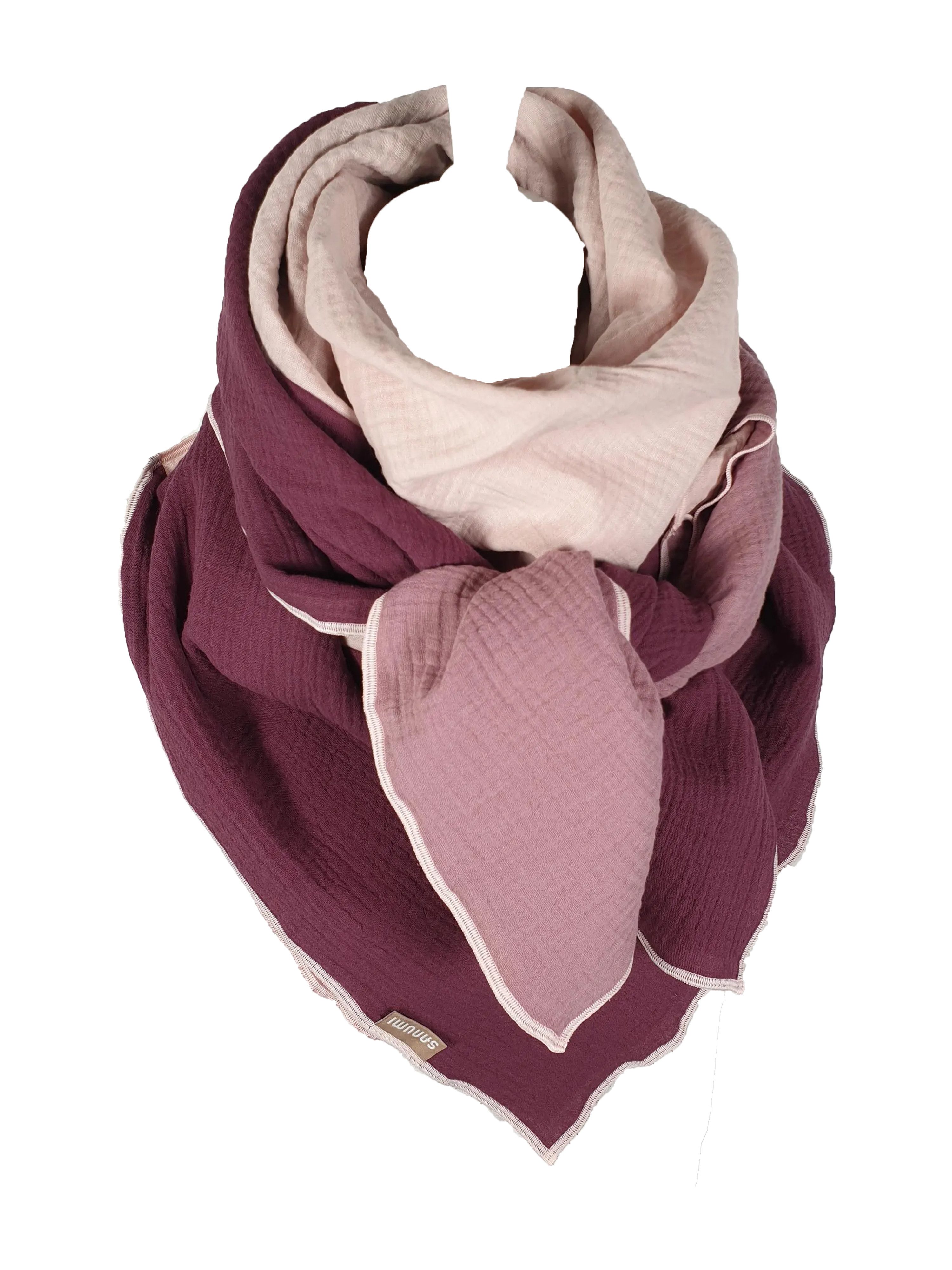 sanumi Halstuch musselintuch mehrfarbig pastellfarben