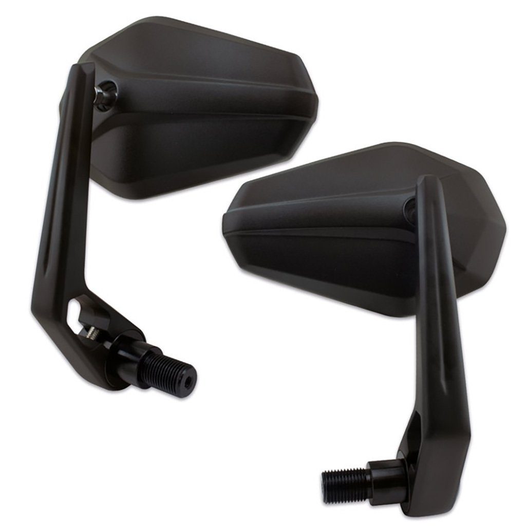 Motorradspiegel Lenkerendenspiegel "SOLID 2" M16 für Yamaha schwarz Paar