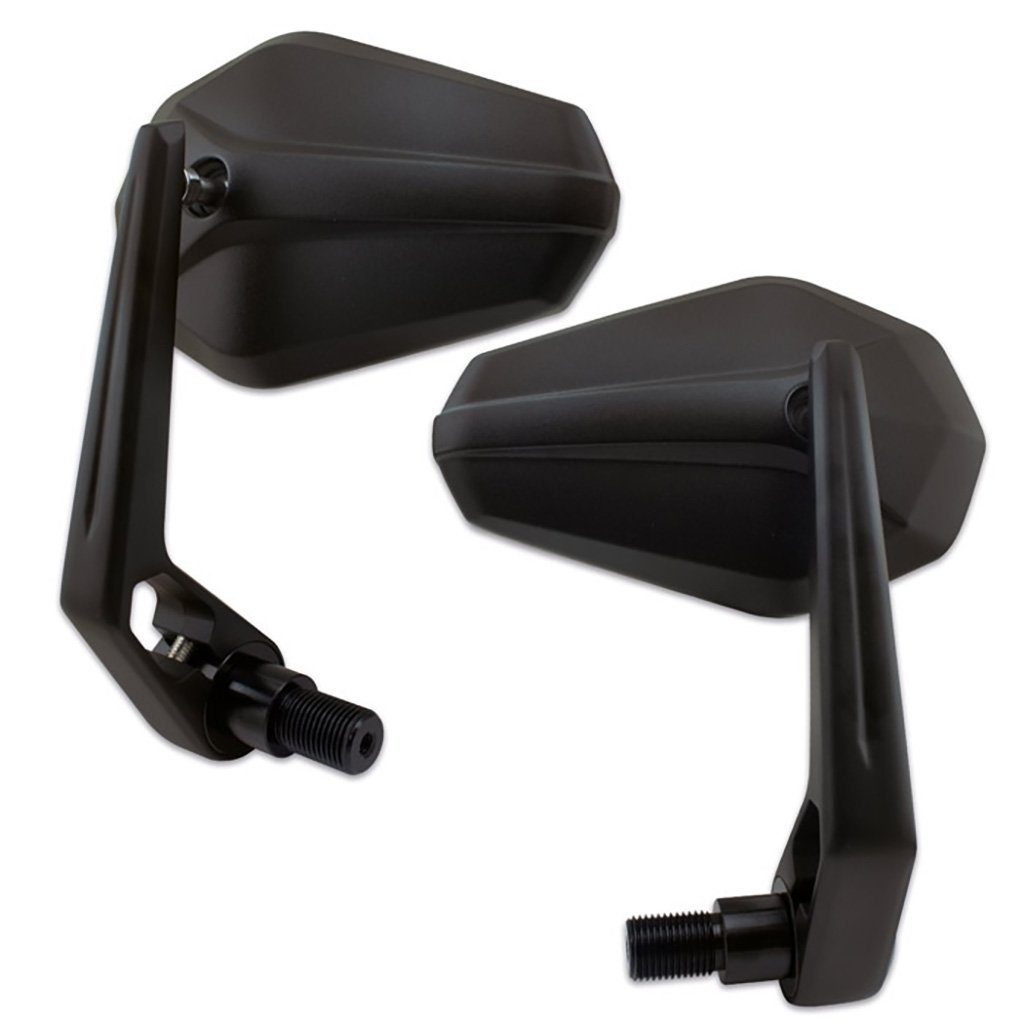 ZIEGER Motorradspiegel Lenkerendenspiegel SOLID 2 M16 für Yamaha schwarz  Paar