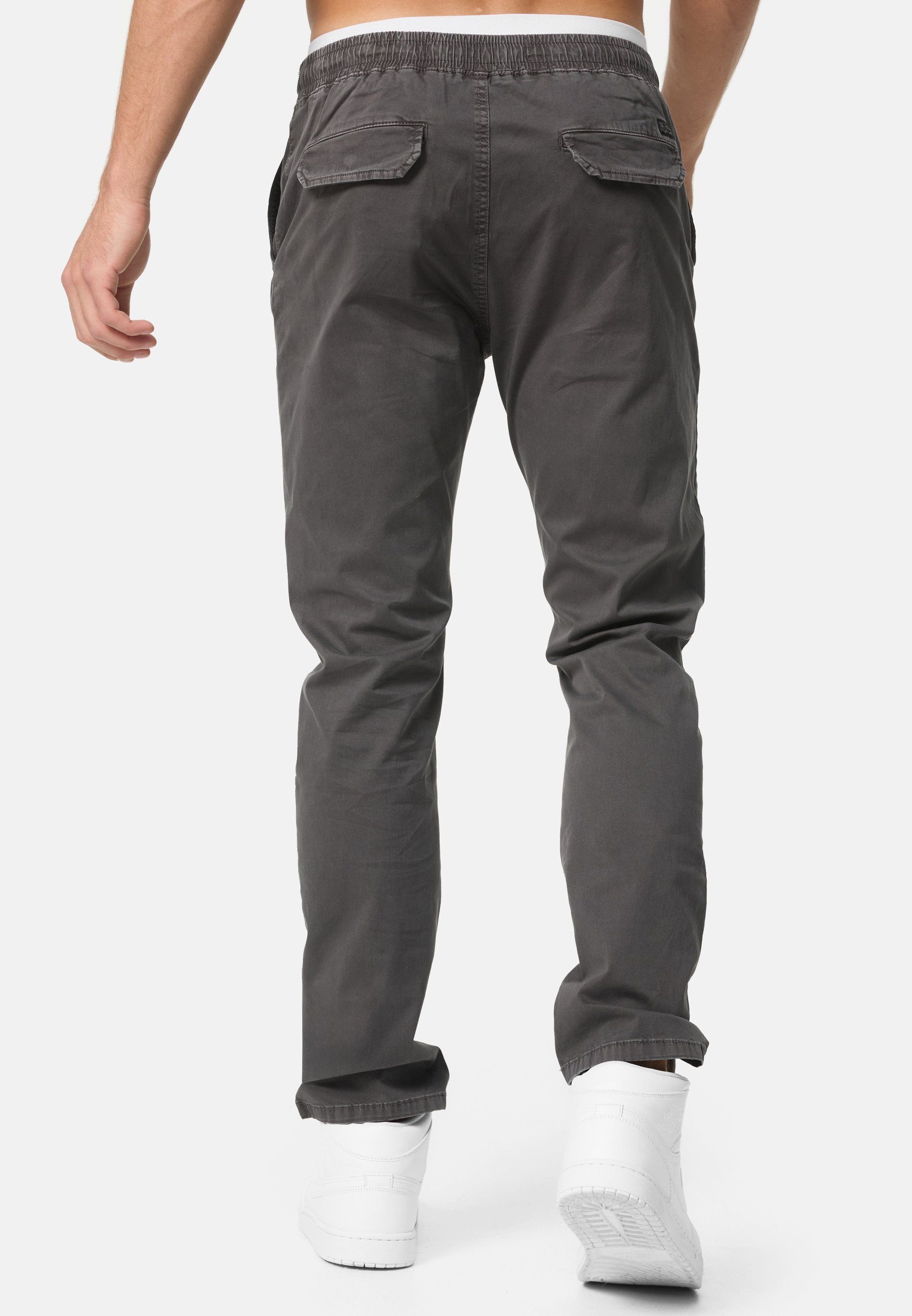 INDICODE Chinohose Herren Osborne Chino Hose Herrenhose mit elastischem Bund und Kordelzug – Bild 5 von 5