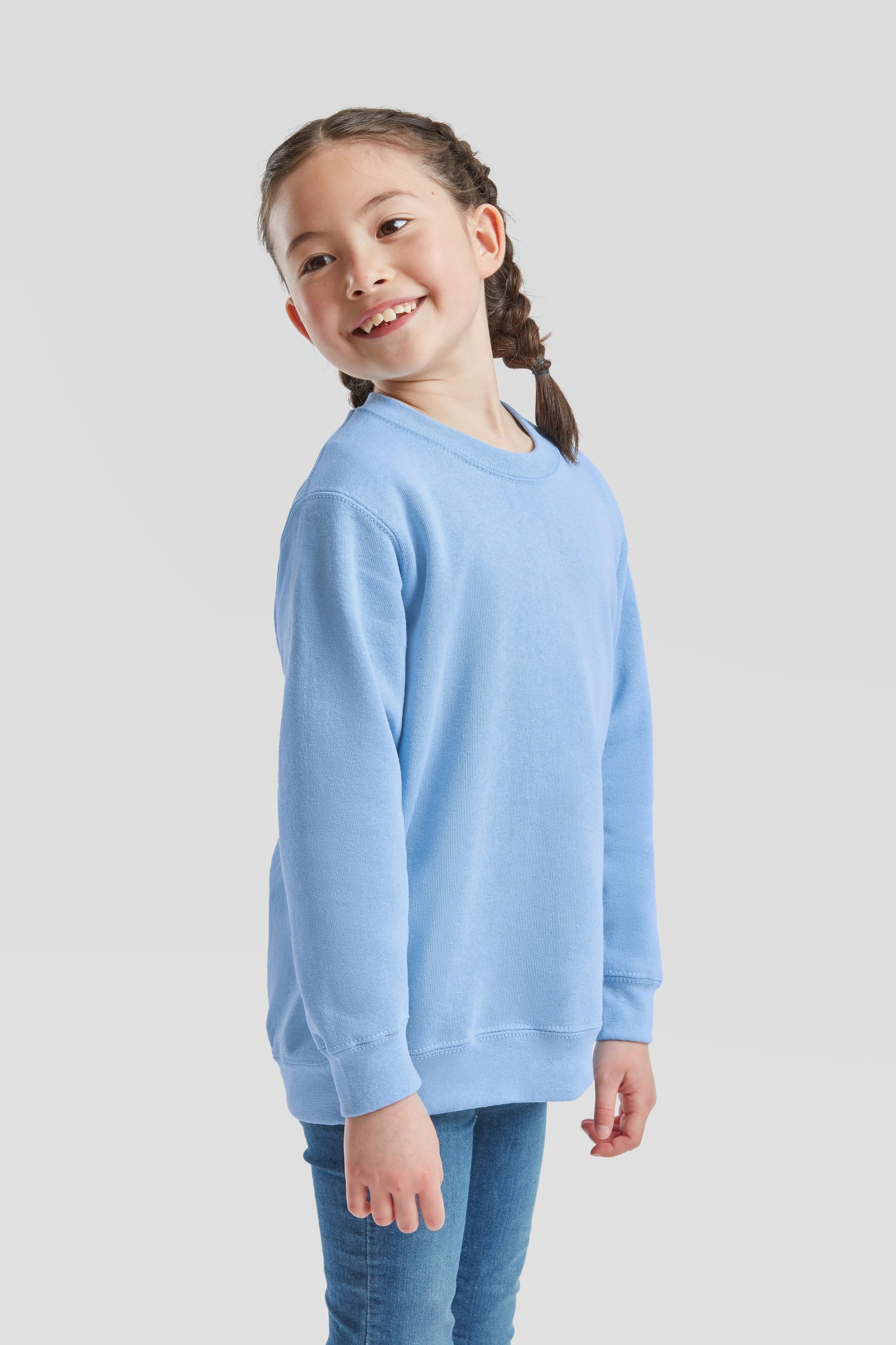 Fruit of the Loom Sweatshirt Fruit of the Loom Classic Set-In Sweat Kids – Bild 4 von 5