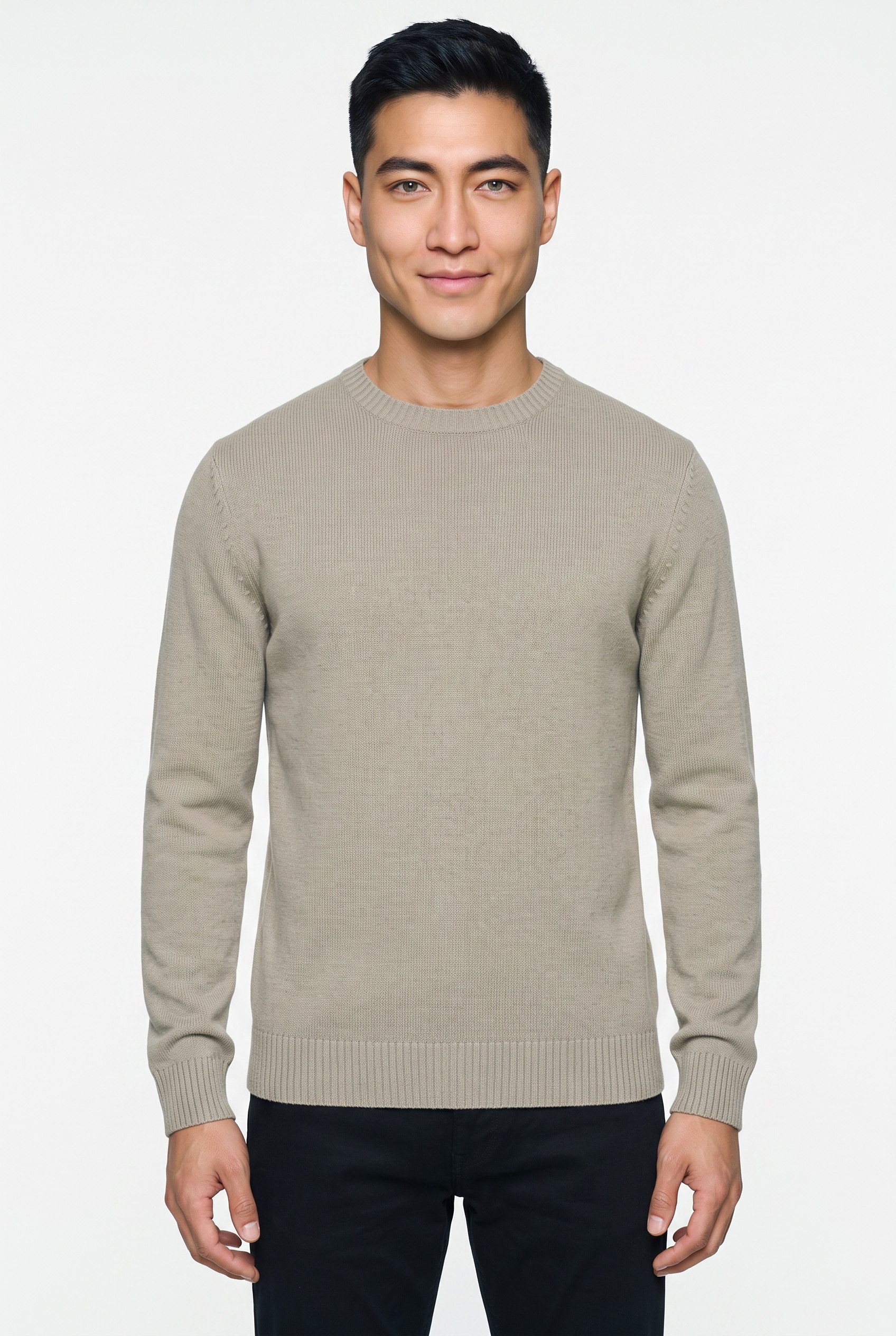 Joop Jeans Strickpullover Belao mit Rundhalsausschnitt