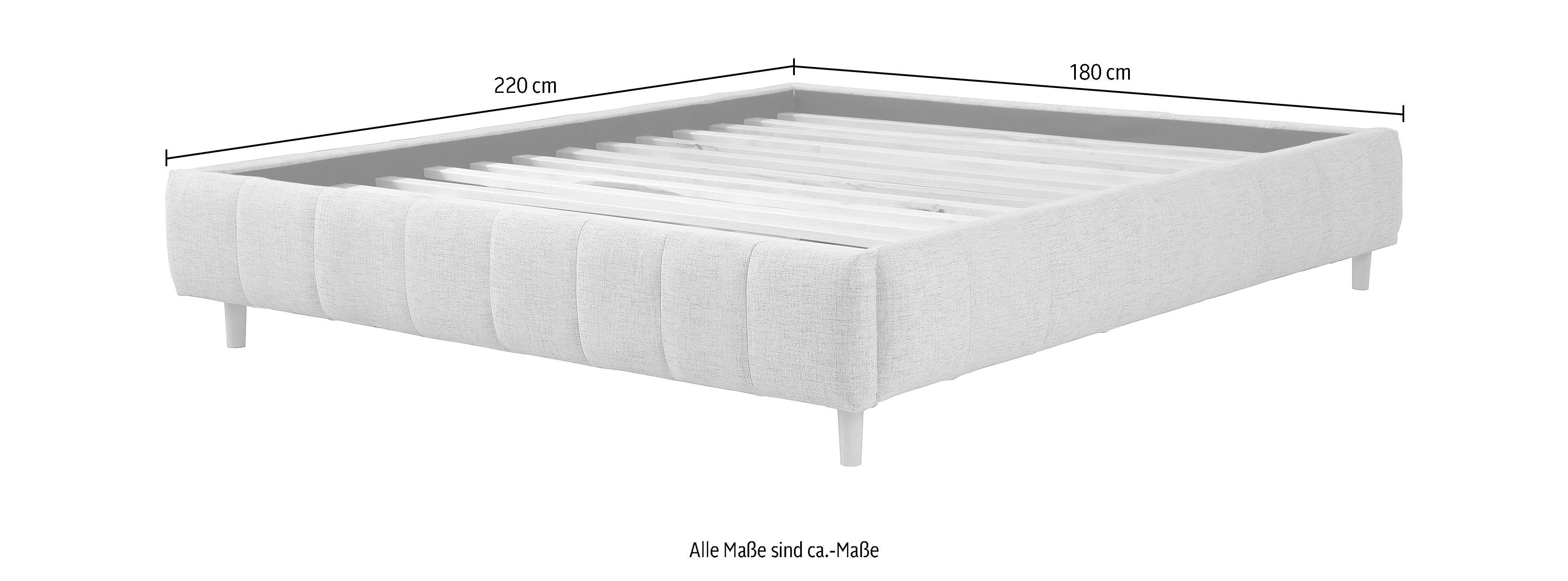 Home affaire Polsterbett Tarje, in 5 Breiten, auch in Überlänge 220 cm, incl. Roll-Lattenrost
