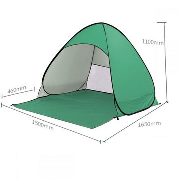 Truyuety Strandmuschel Strandzelt/Campingzelt für 2–3 Personen; tragbar, automatisch, (1 tlg)