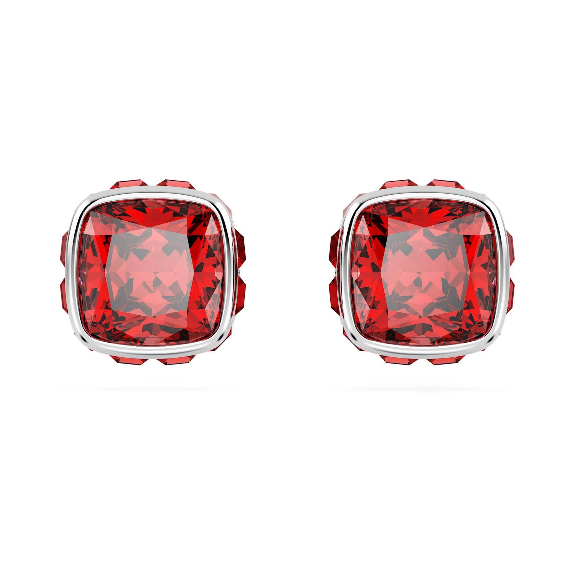 Swarovski Paar Ohrstecker Birthstone Stud Earrings Square Cut Juli