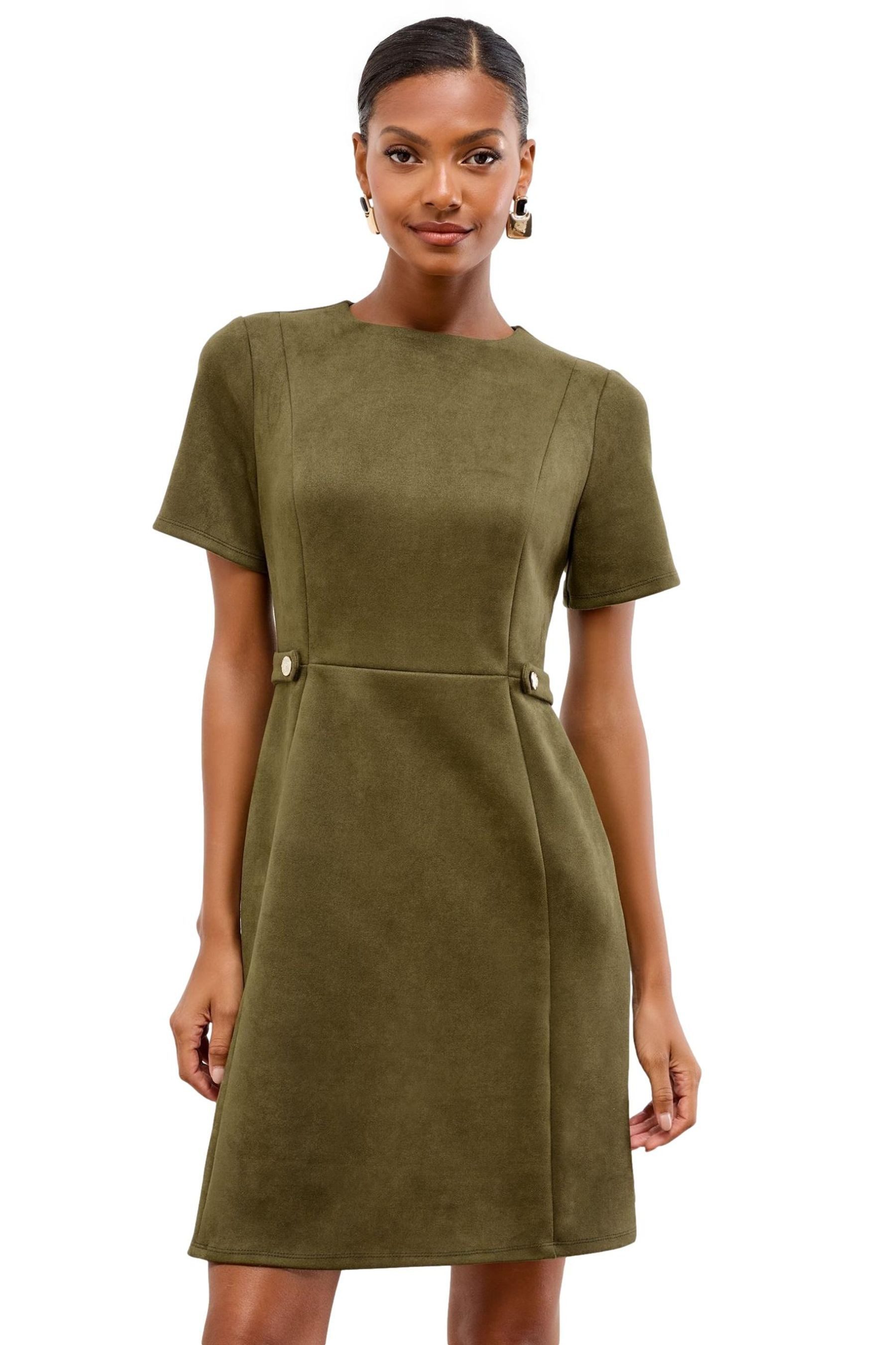 LIPSY Jerseykleid Lipsy Mini-Etuikleid mit Knopfdetails (1-tlg) günstig online kaufen