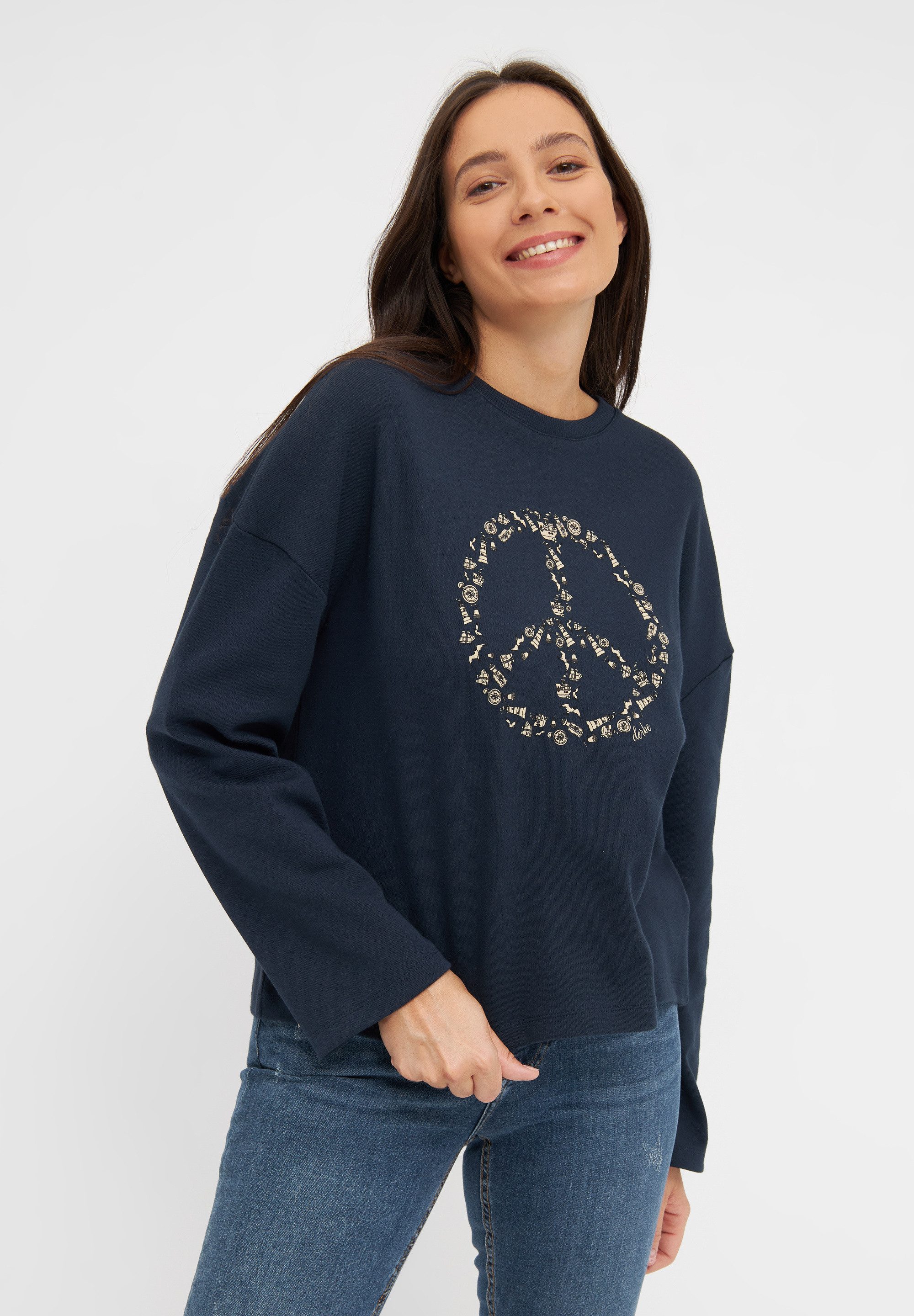 Langarmshirt Peace
