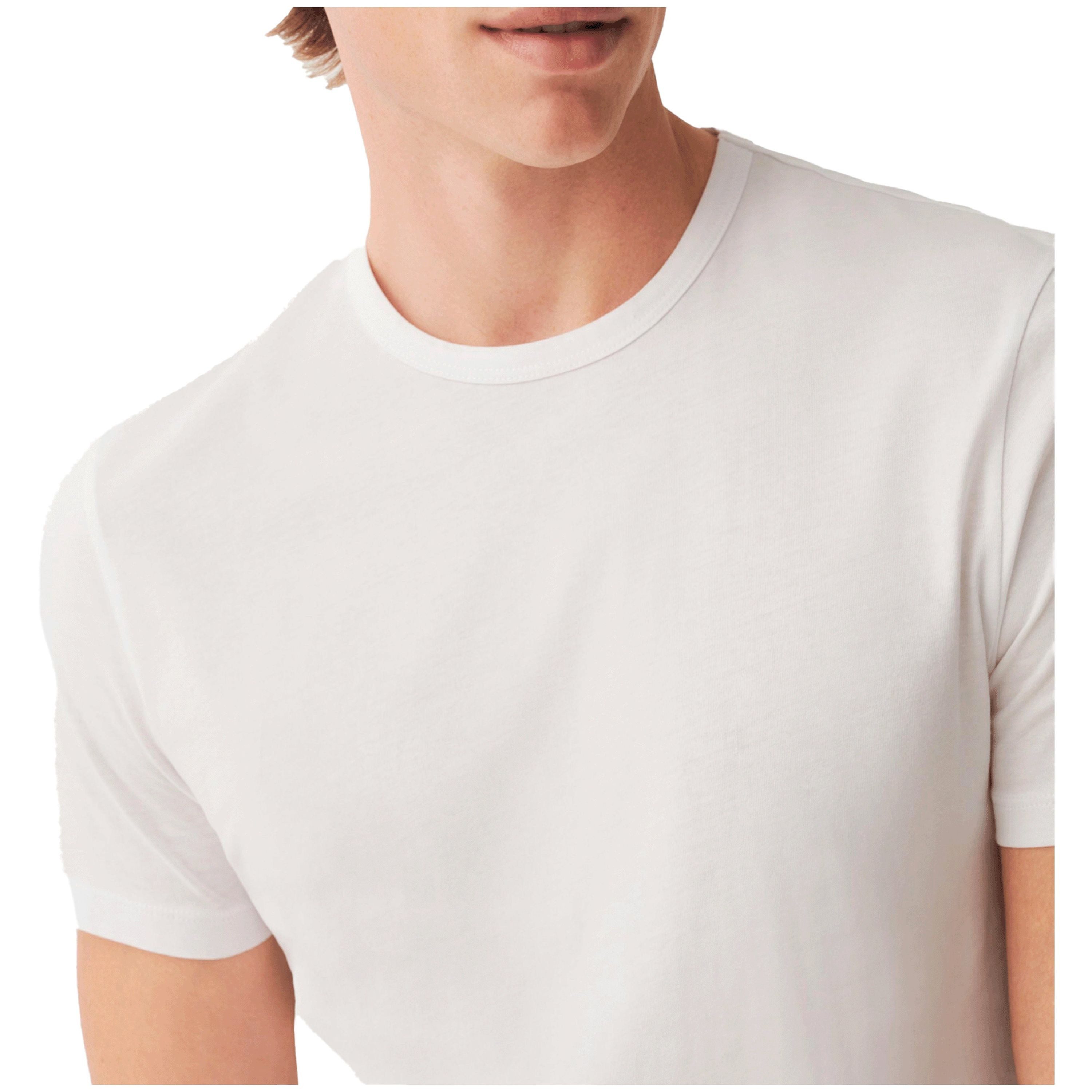 TEXEMP T-Shirt 3er Pack Herren T-Shirt Rundhals Baumwolle Kurzarm Basic Schwarz Weiß (3-tlg., 3er-Pack) Atmungsaktiv - Pflegeleicht - Strapazierfähig