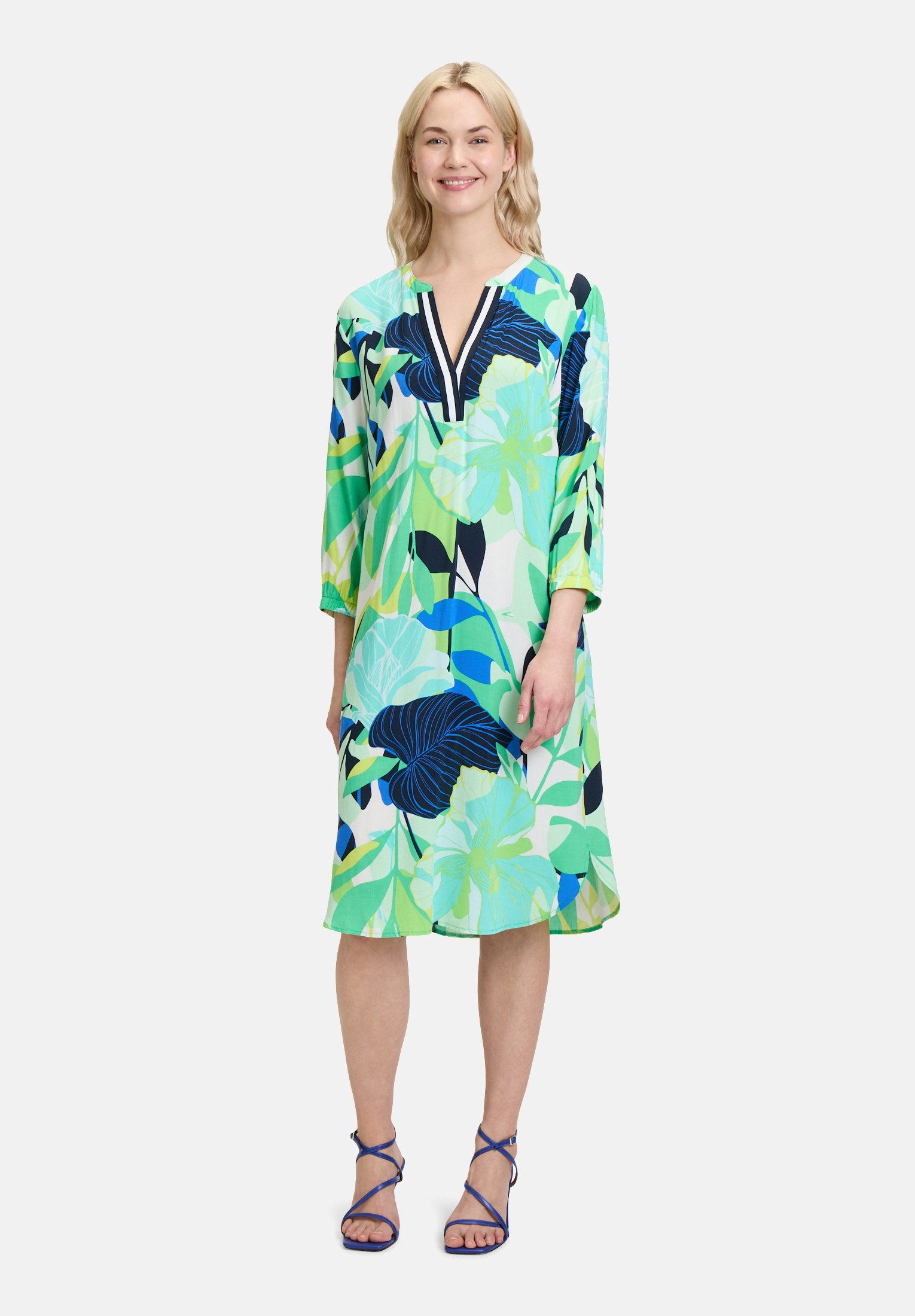 Betty Barclay Druckkleid Damen mit Stehkragen Druck