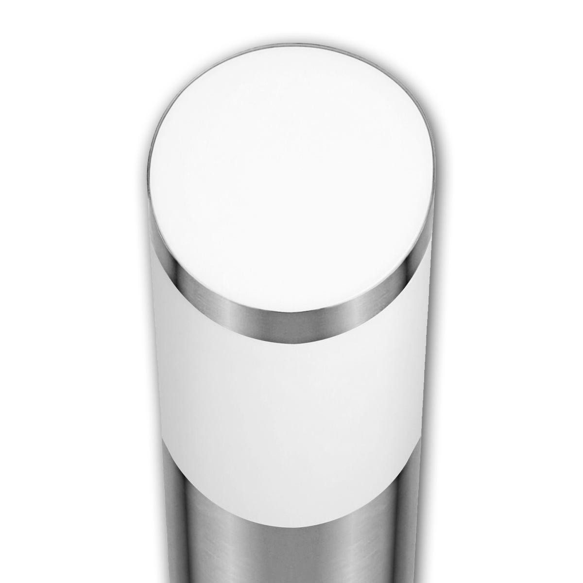 Adviti LED Wandleuchte EDERA Standleuchte Edelstahl, E27 max 15W, IP44