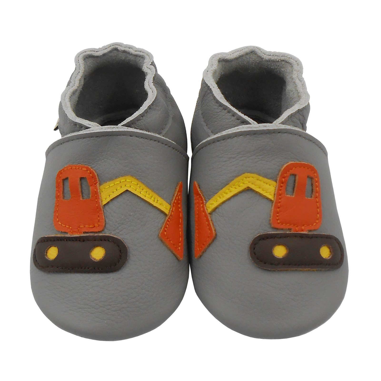 mepiq MEPIQ Baby Lauflernschuhe aus Leder mit Gummisohle rutschfest Krabbelschuh