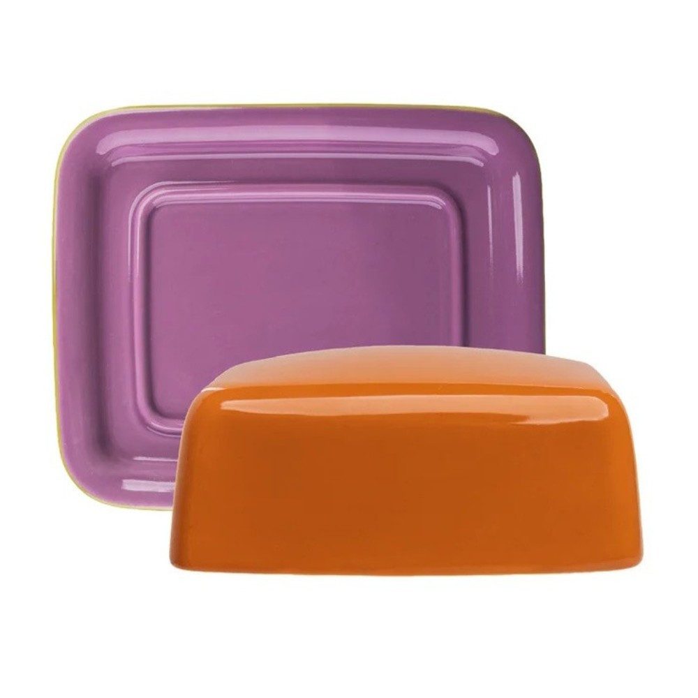 Tranquillo Butterdose Colouri von Tranquillo, Steinzeug, ideal für kreative Farbkombinationen