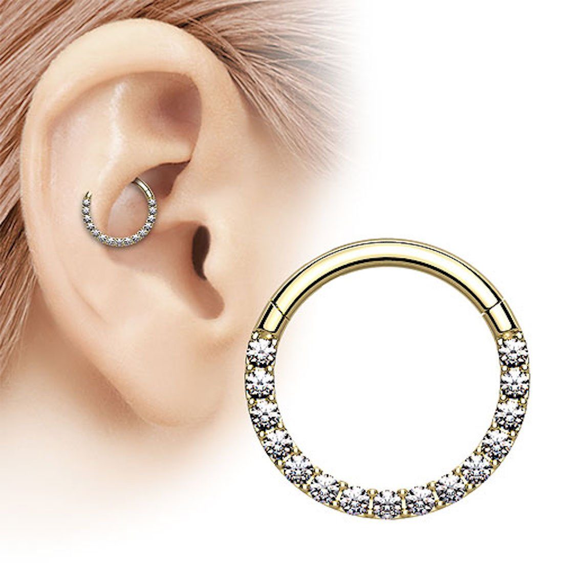 Taffstyle Nasenpiercing Piercing Nase Ohr Segment günstig online kaufen