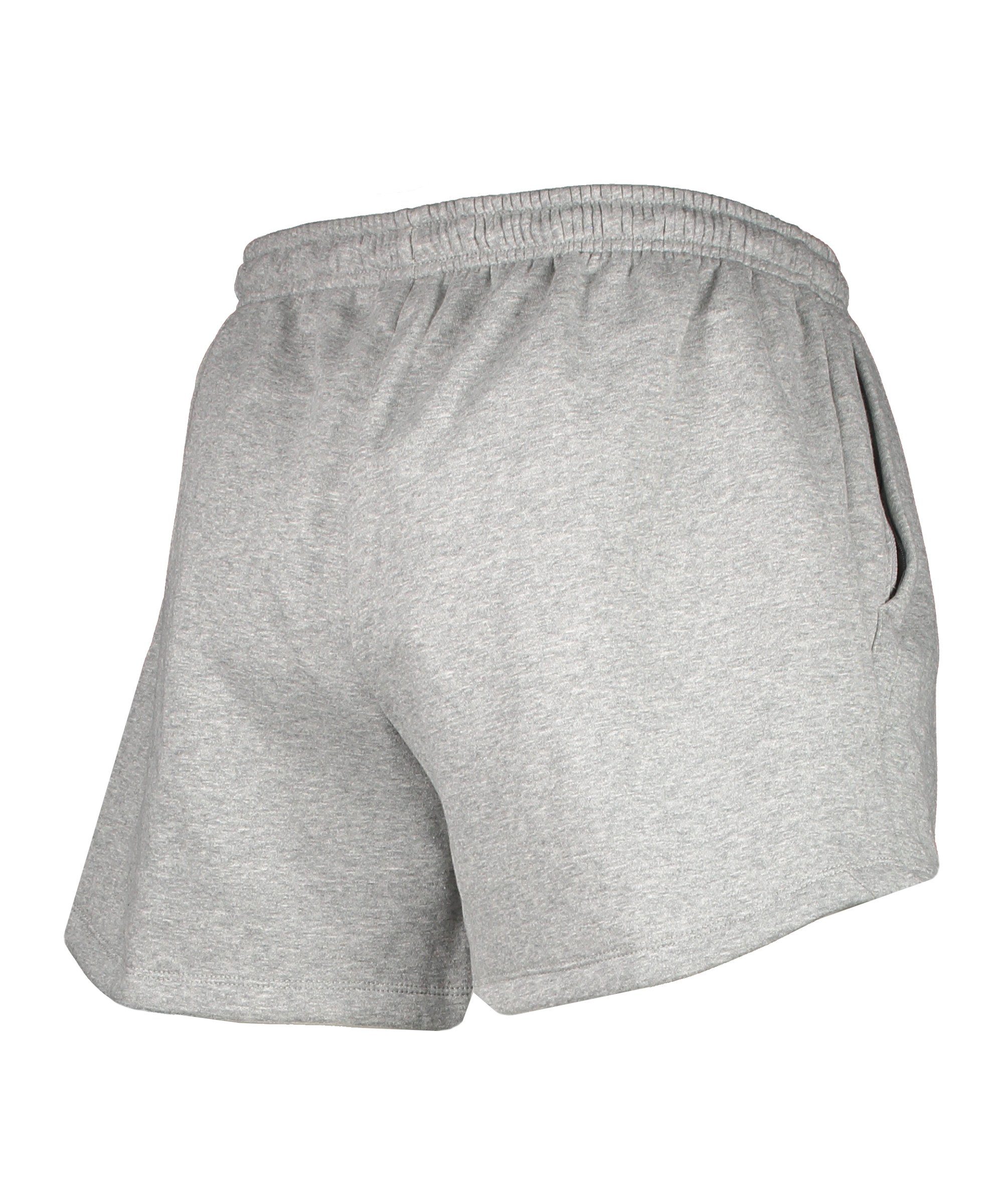 Sporthose Fleece 20 Damen Short Nike grauschwarz Park