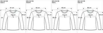 Guru-Shop Longsleeve Weites Basicshirt aus Bio-Baumwolle mit.. alternative Bekleidung