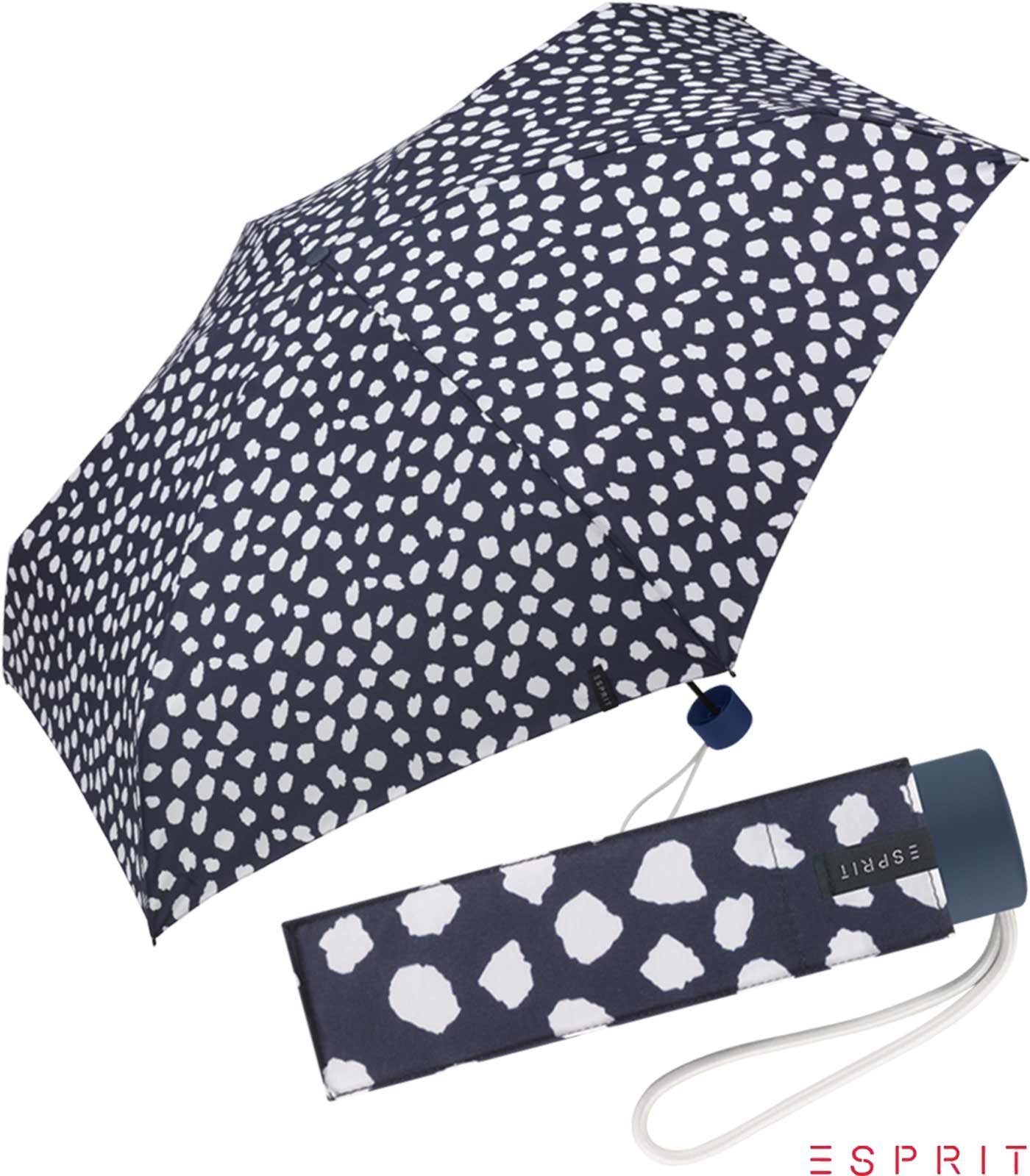 Esprit Taschenregenschirm Damen Super Mini Regenschirm Petito Petal Rain, winzig beige