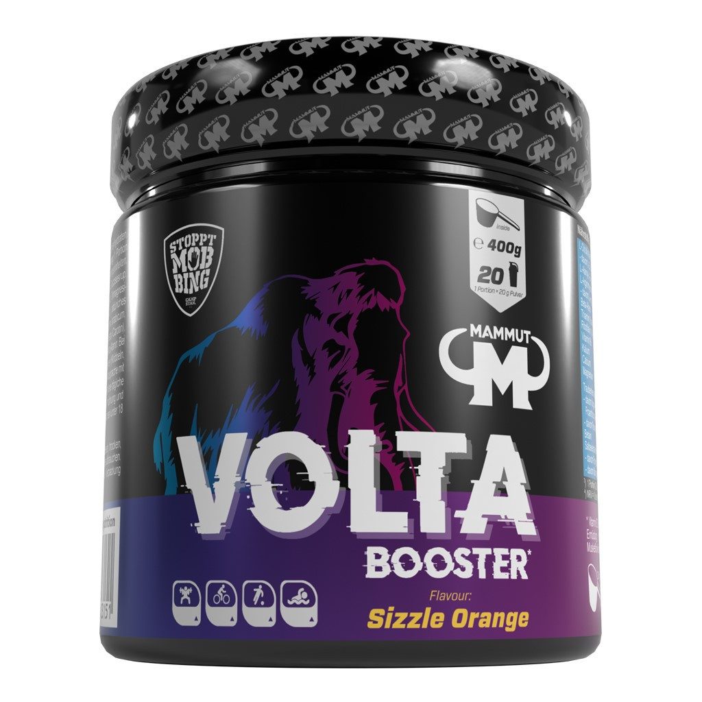 Volta Pre-Workout Booster - Sizzle Orange - 400g Dose Pulver