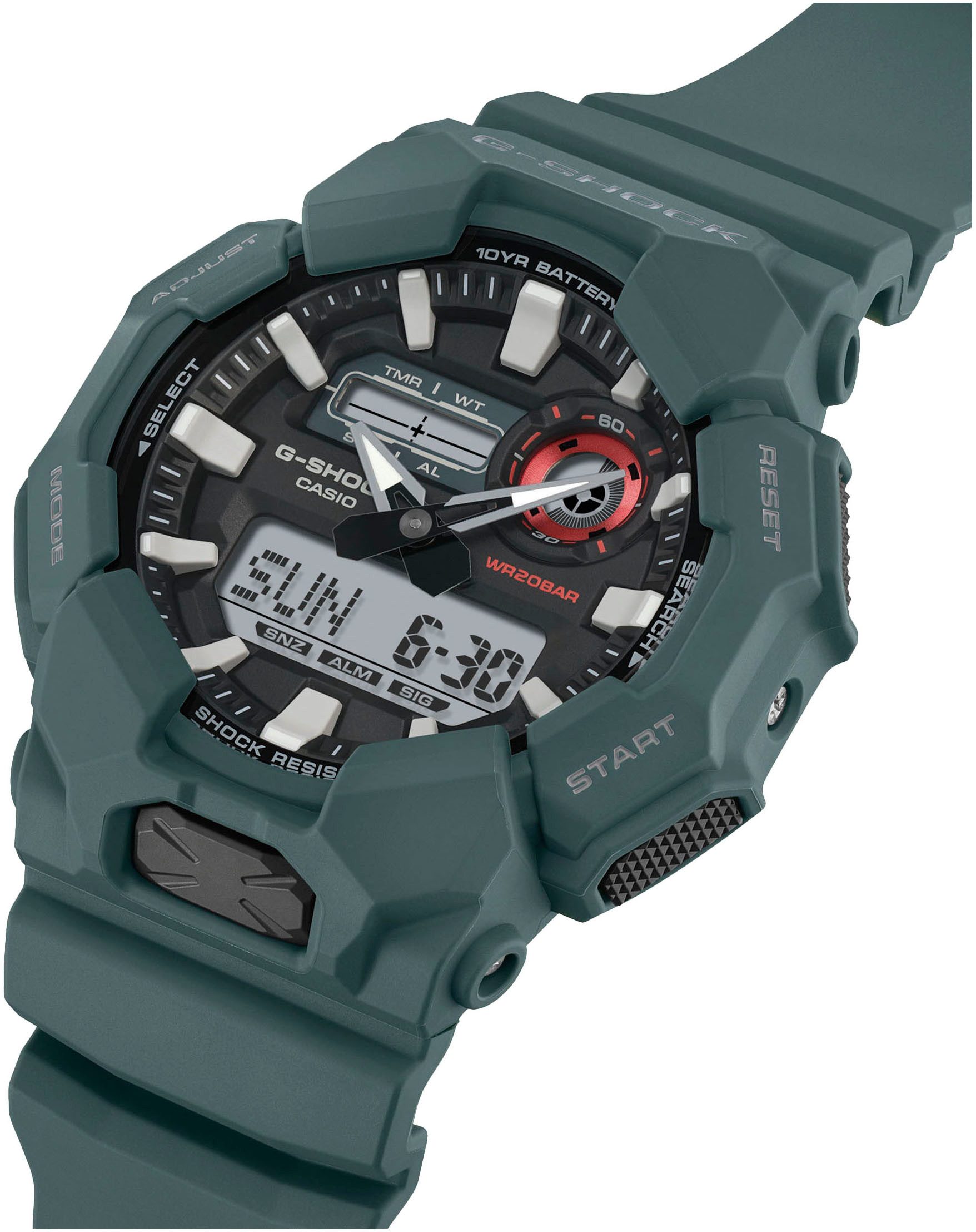 CASIO G-SHOCK Chronograph GA-010-2AER, Quarzuhr, Armbanduhr,Herrenuhr, digi günstig online kaufen