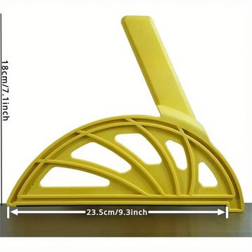 RefinedFlare Tischkreissäge Igel-Schubblock für Tischkreissägen, Schiebeblock mit versetztem Griff, Fräsen und Abrichtmaschinen