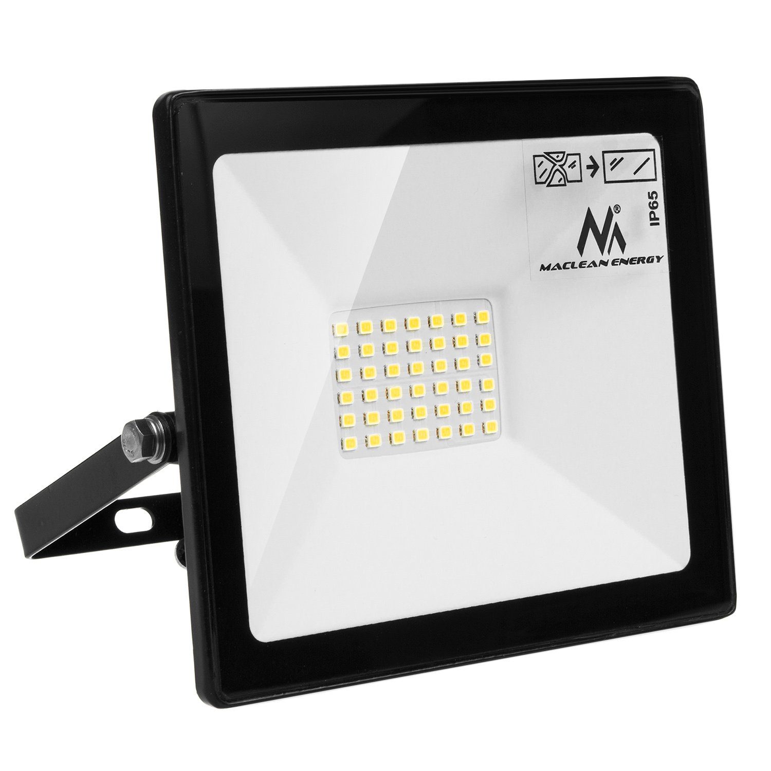 Maclean LED Flutlichtstrahler, LED fest integriert, günstig online kaufen