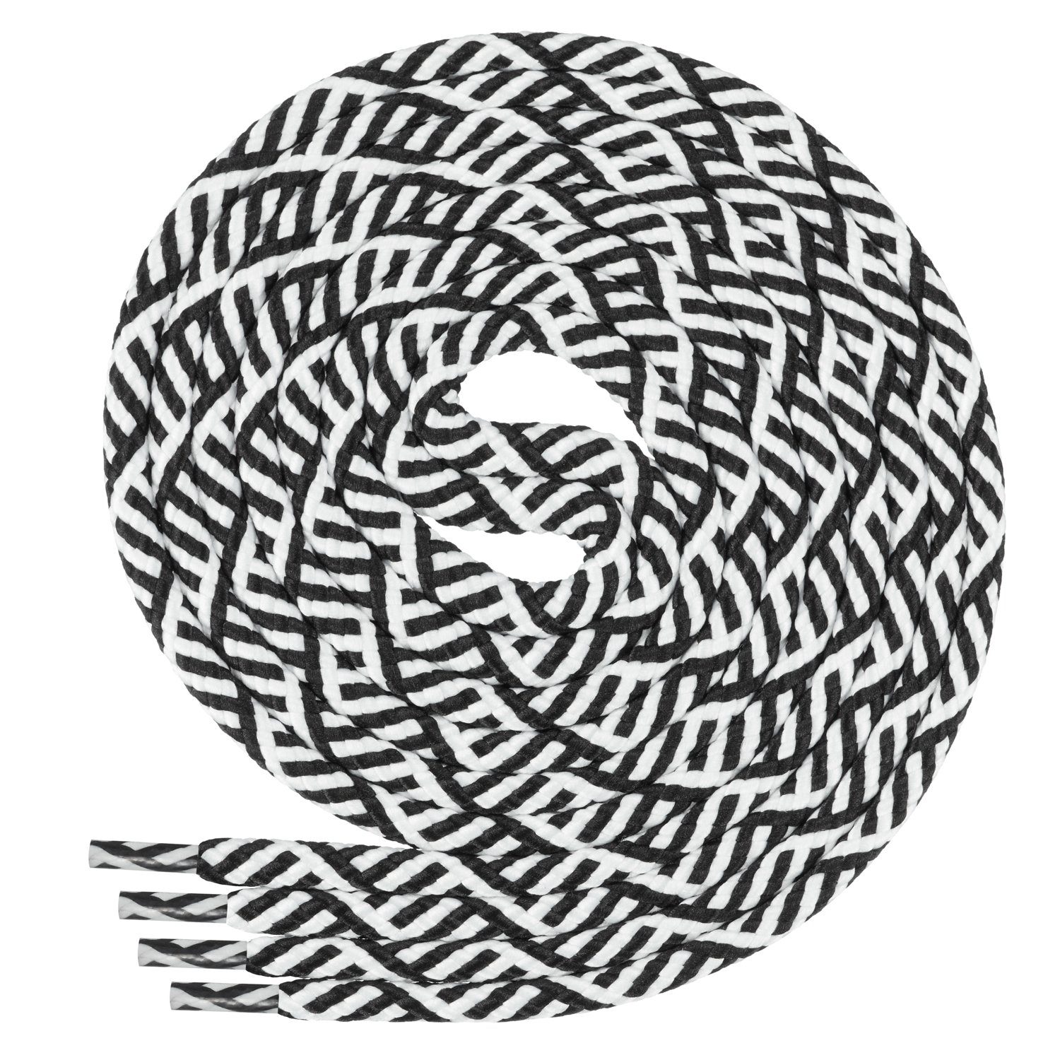 Weiß / Schwarz Twist