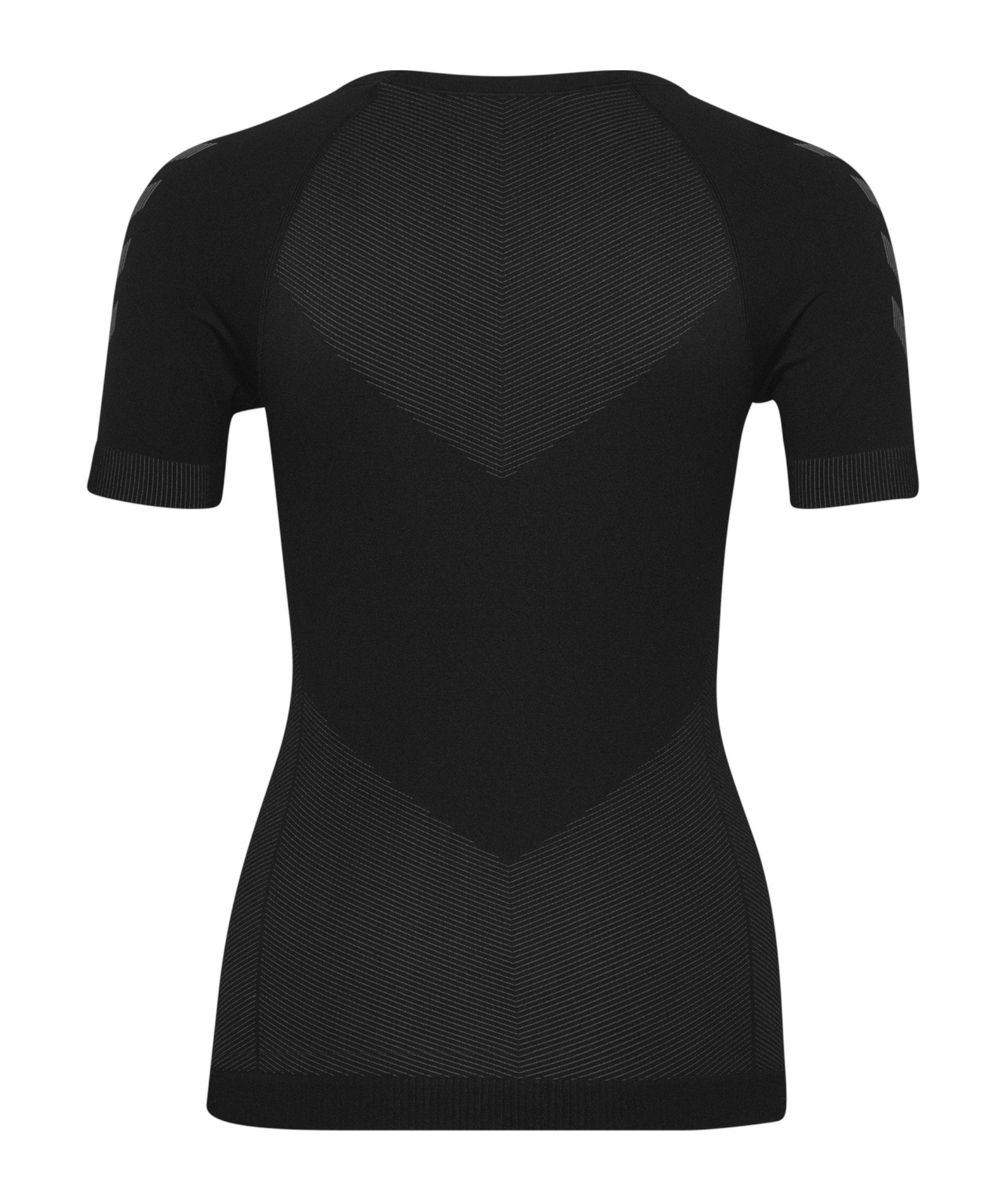 hummel T-Shirt First Seamless T-Shirt schwarz Damen default