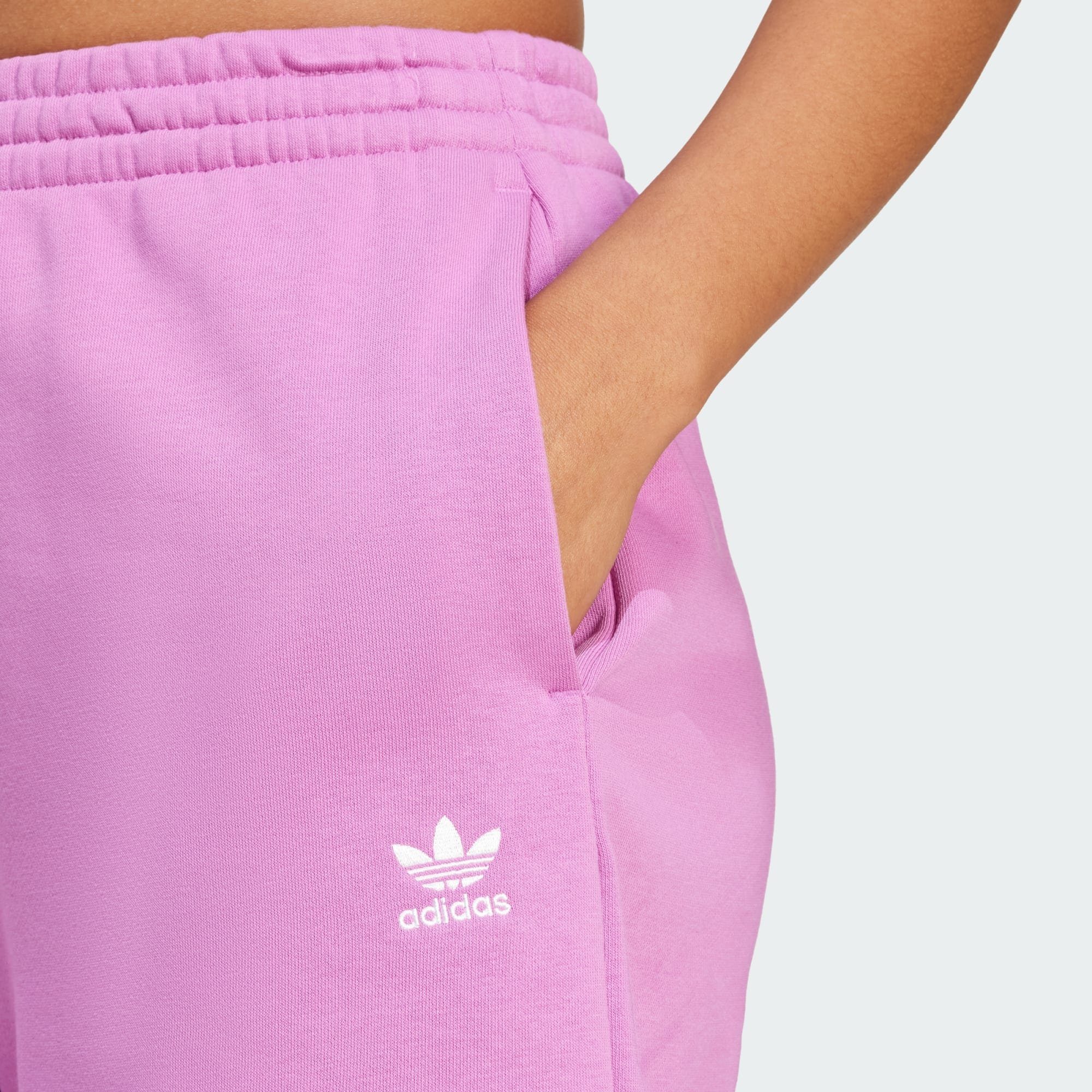 SHORTS Funktionsshorts adidas Originals Pink TERRY ADICOLOR ESSENTIALS FRENCH