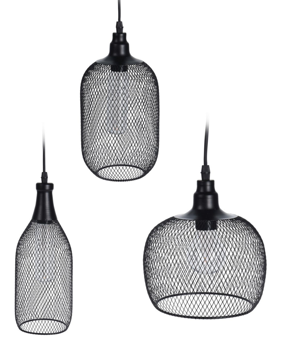 Meinposten LED Gartenleuchte Außenleuchte schwarz Metall warmweiß Lampe LED Außenlampe Batterie, LED fest integriert, Hängelampe. € 14,99