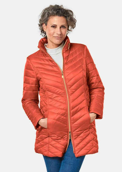 GOLDNER Allwetterjacke Figurschmeichelnde, leichte Longsteppjacke