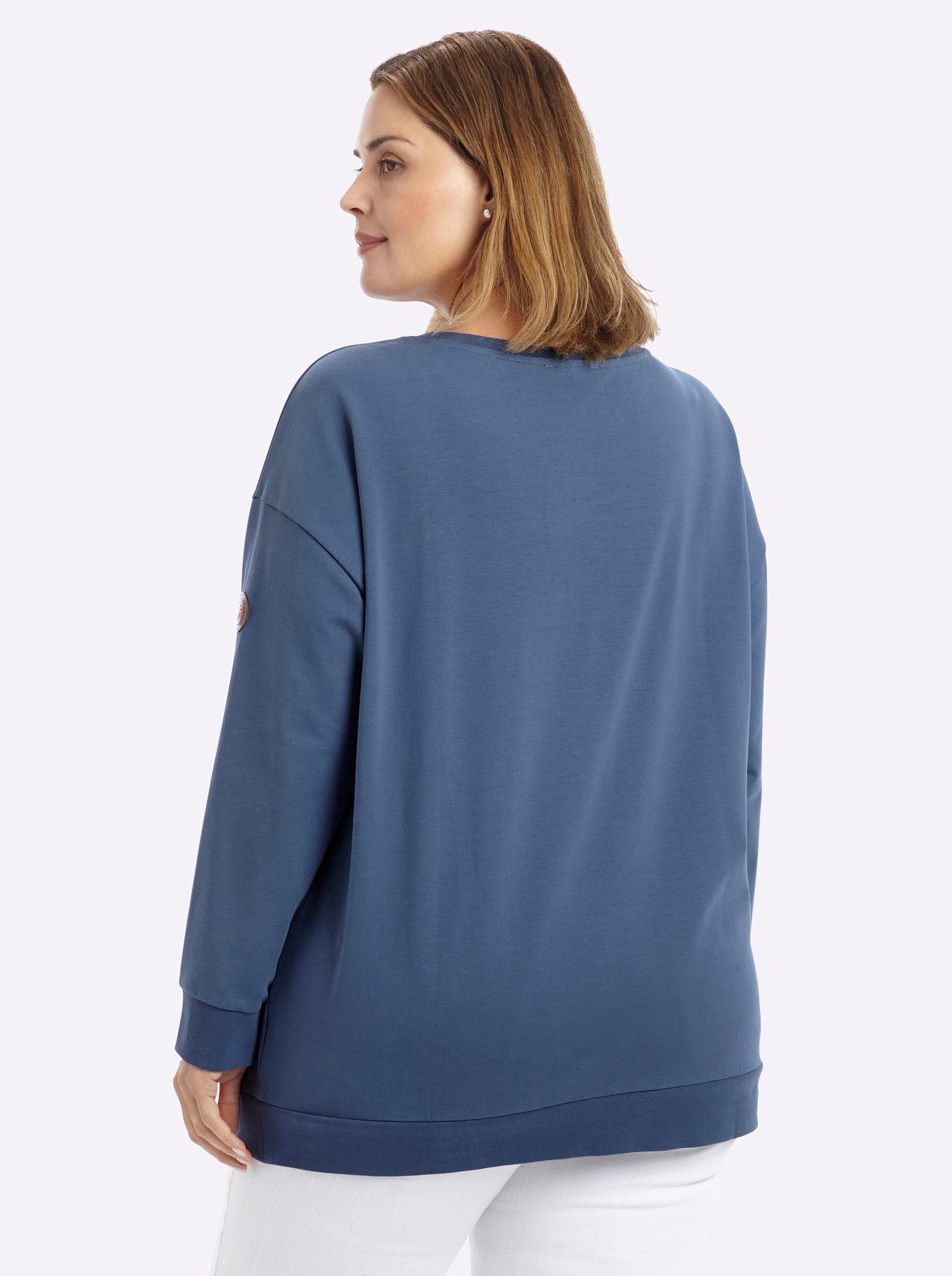 Sheego Sweater Sweatshirt Langarm