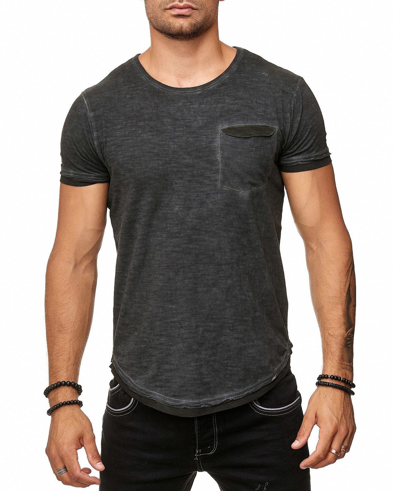 Früchtl T-Shirt mit Rundhals-Ausschnitt – Bild 2 von 3