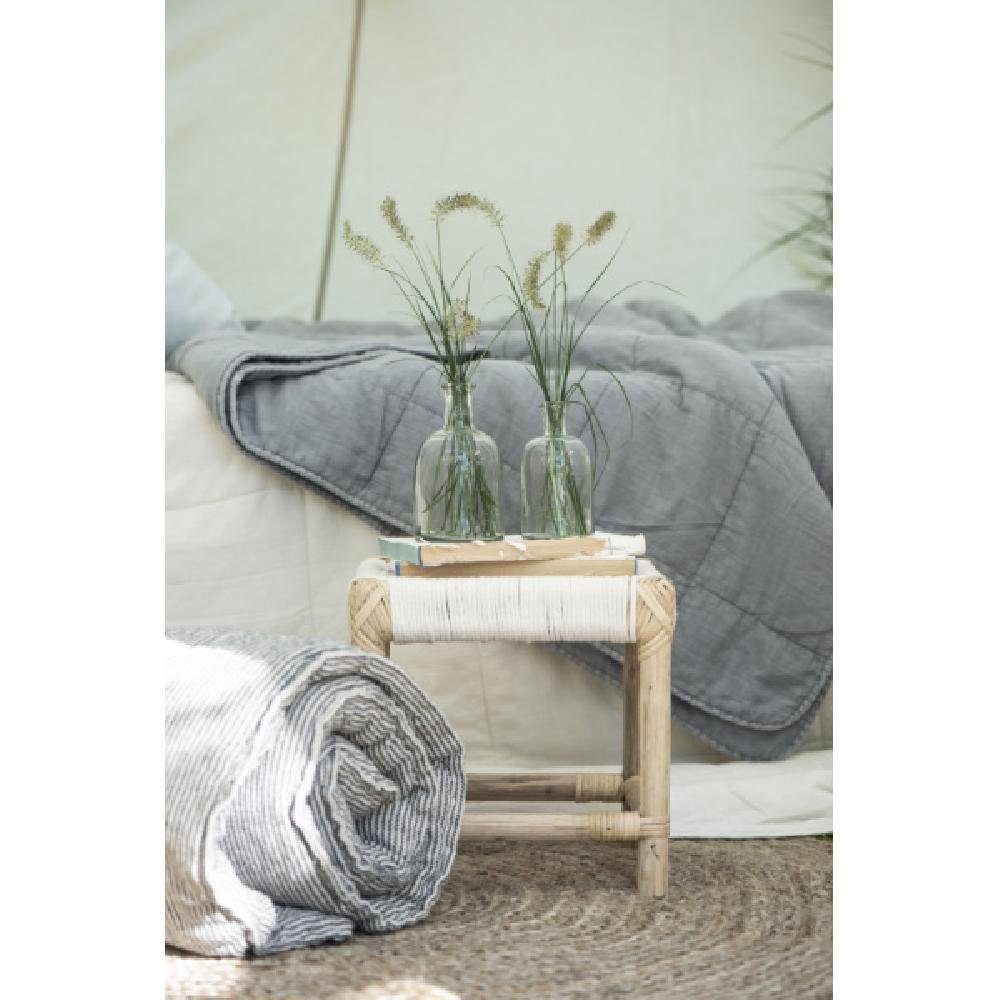 Wohndecke Ib Laursen Tagesdecke Quilt Vintage Butter Cream, Ib Laursen