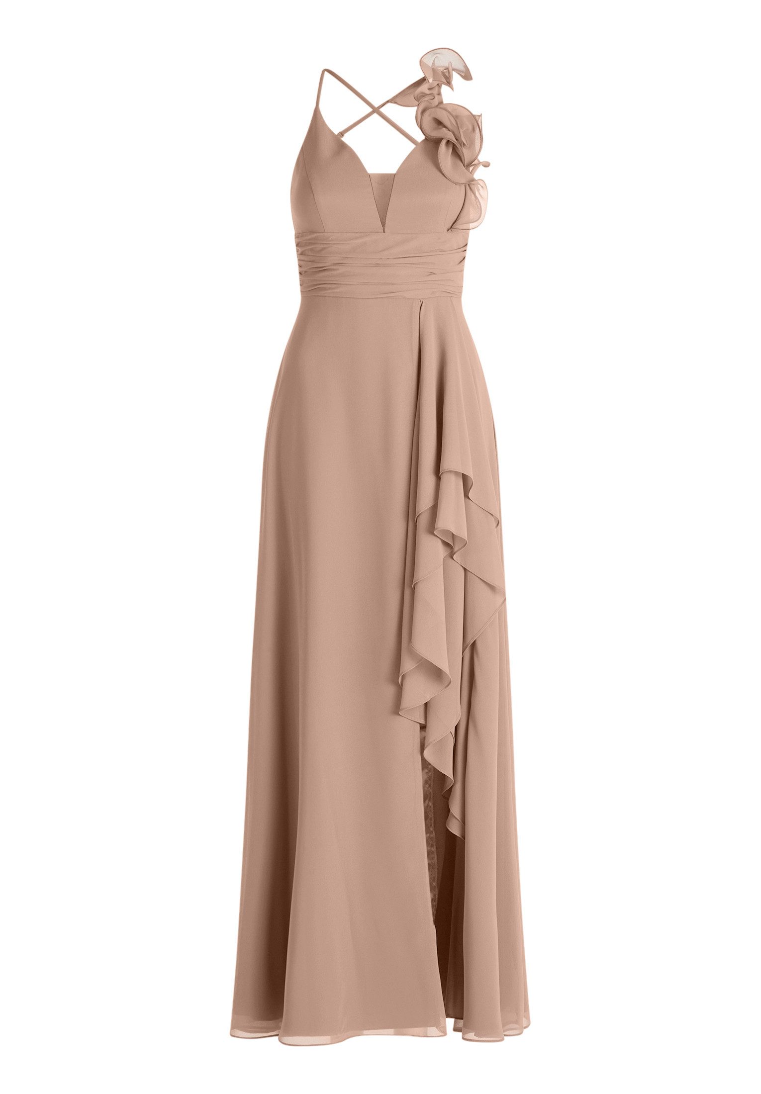 Vera Mont Chiffonkleid Damen mit Volant