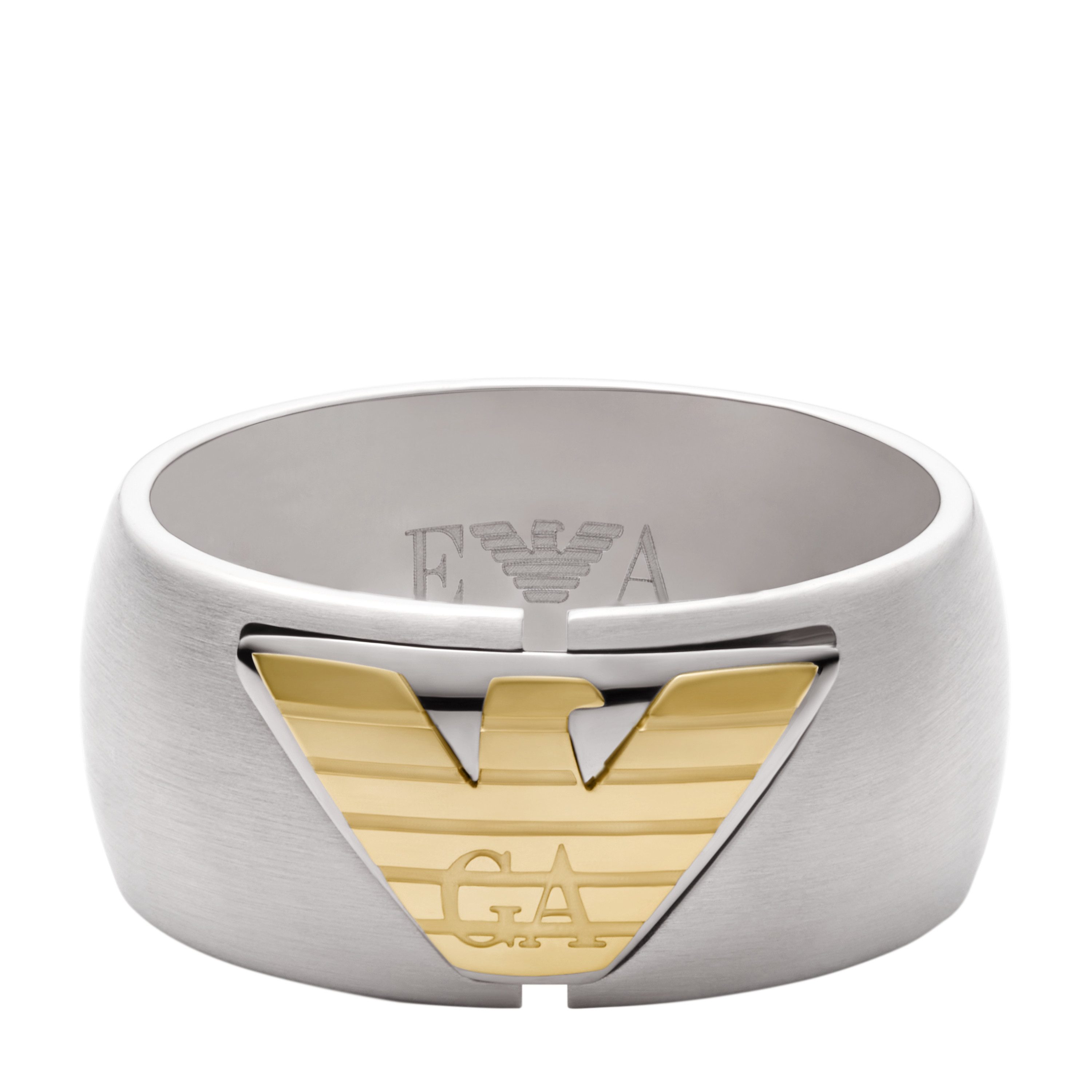 Emporio Armani Fingerring Schmuck Geschenk Edelstahl EAGLE LOGO