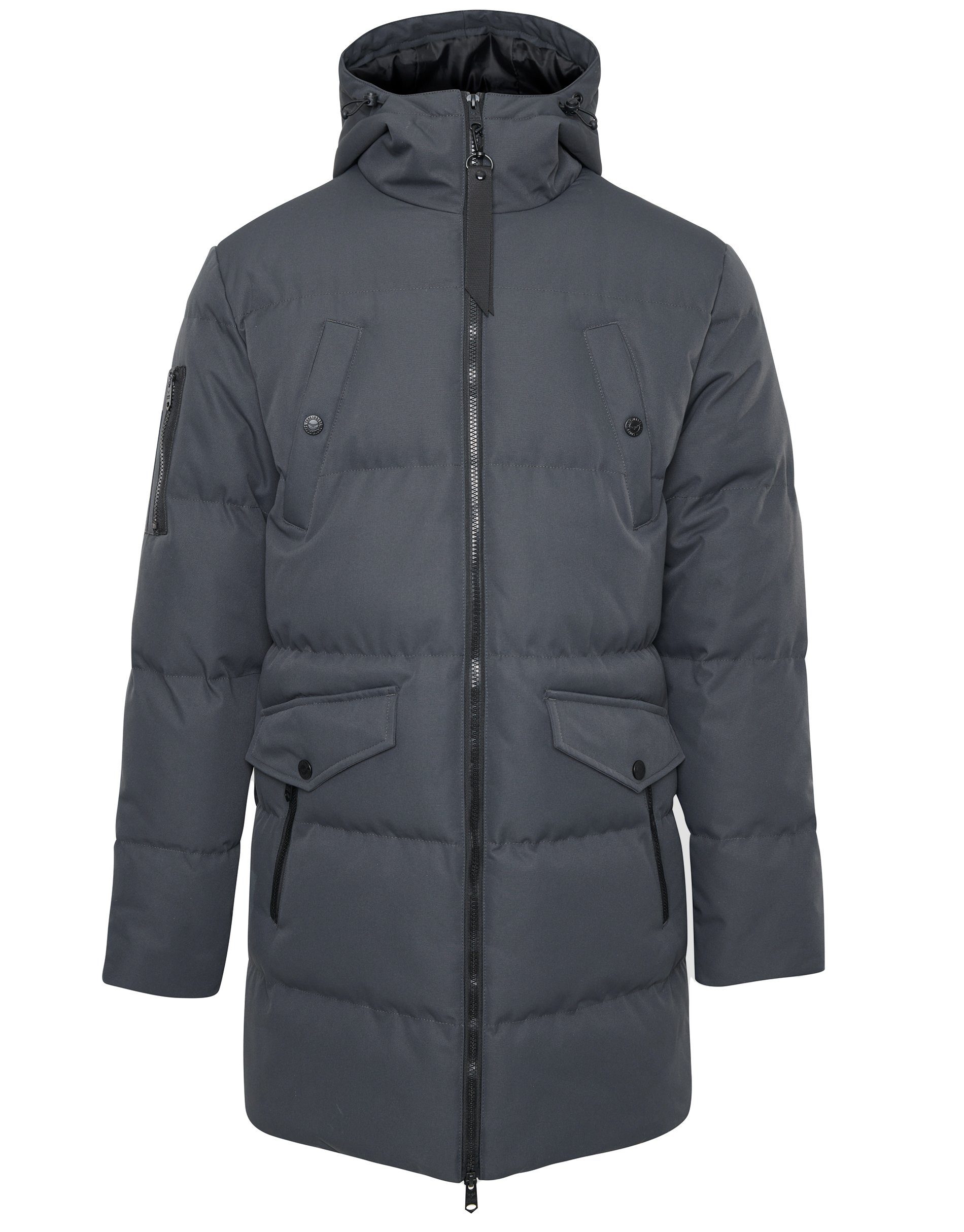 Standard Padded Jacket Threadbare Winterjacke Charcoal- dunkelgrau zertifiziert (GRS) Recycled Global Tingley THB