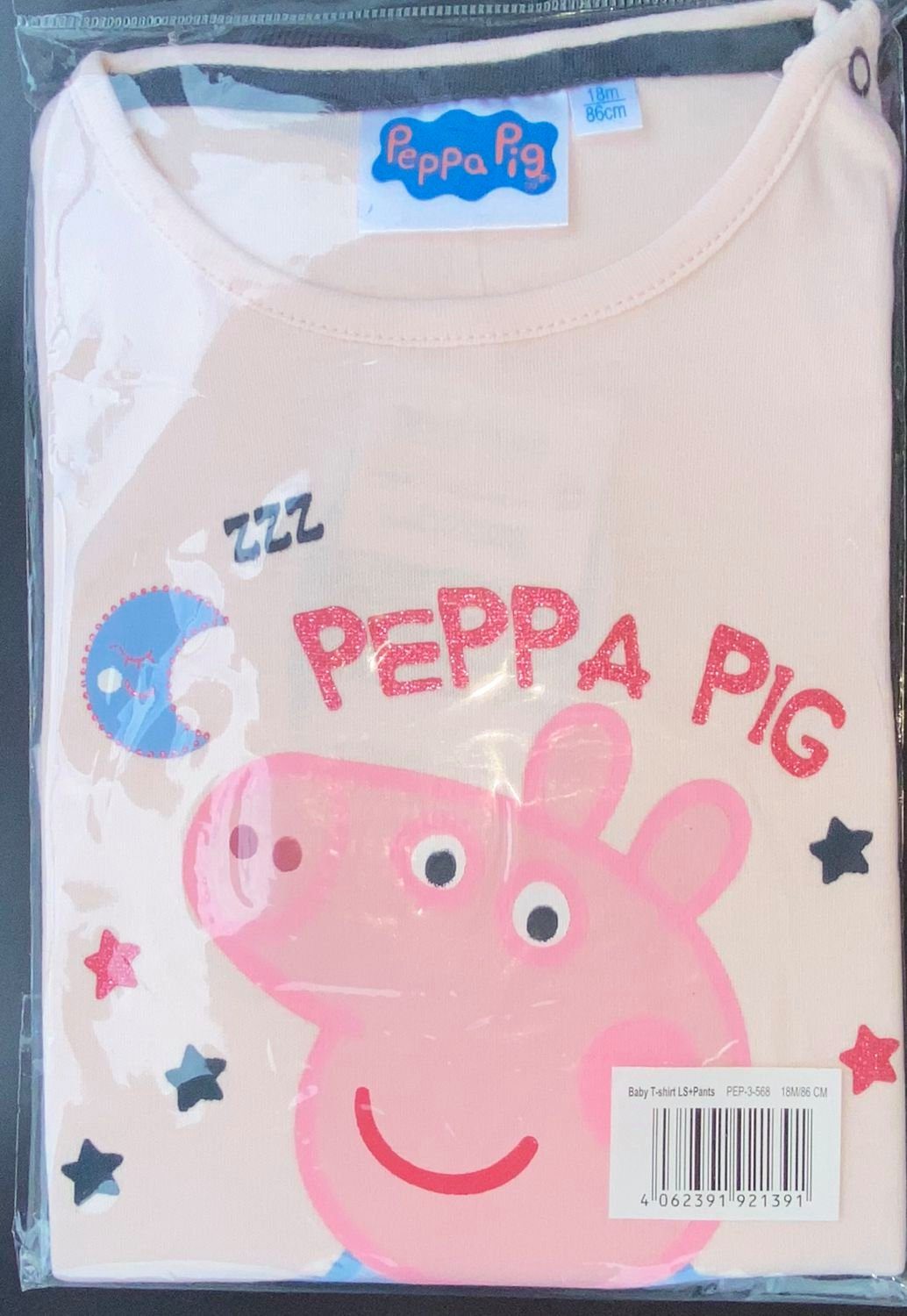 Peppa Pig Body & Leggings PEPPA WUTZ Baby Mädchen Body + Hose Set Rosa 9 12 18 24 Monate Gr.74 80 86 92 cm
