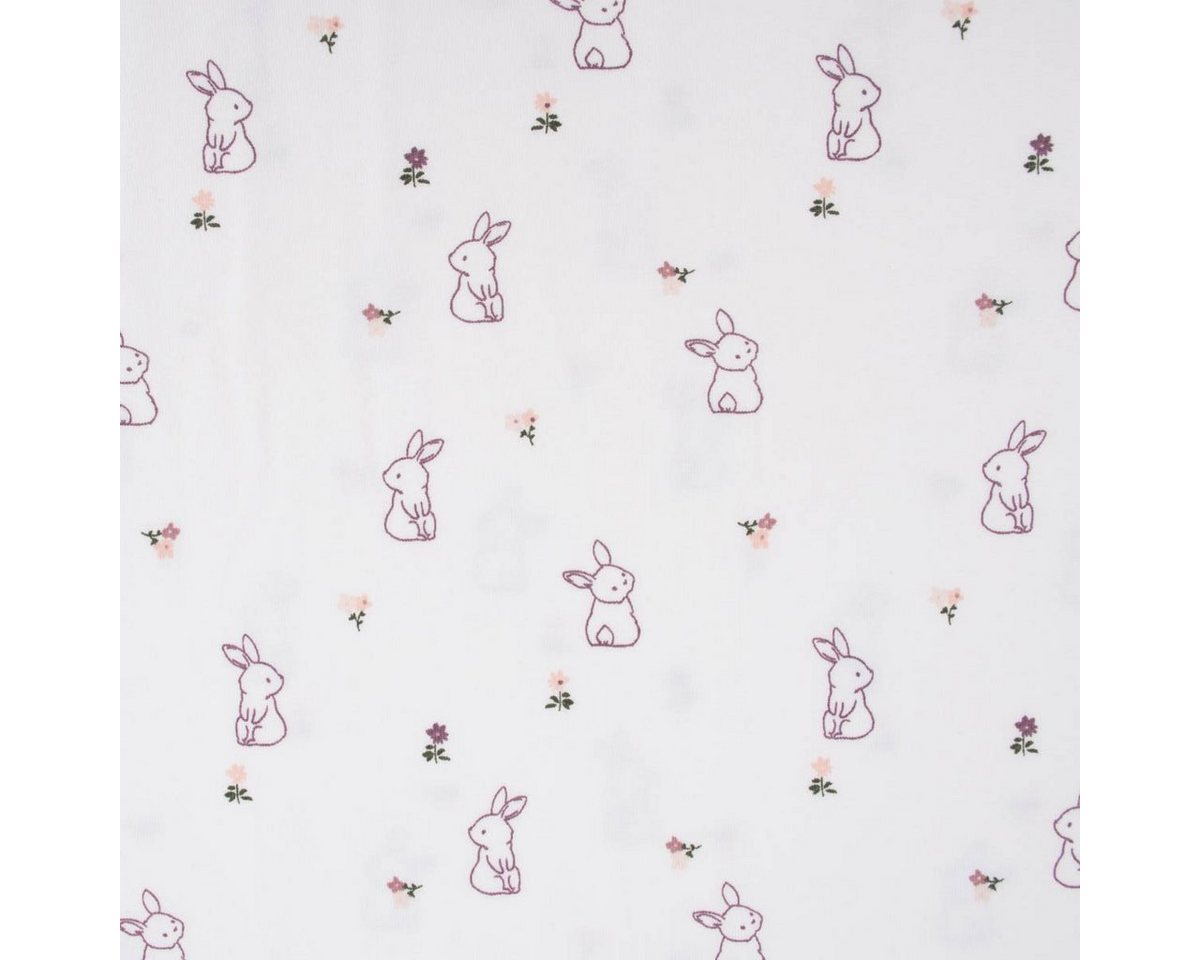 Thumbnail - SCHÖNER LEBEN. Stoff Jersey Baumwolljersey Kinderstoff Babystoff Hasen wollweiß 1,50m, allergikergeeignet
