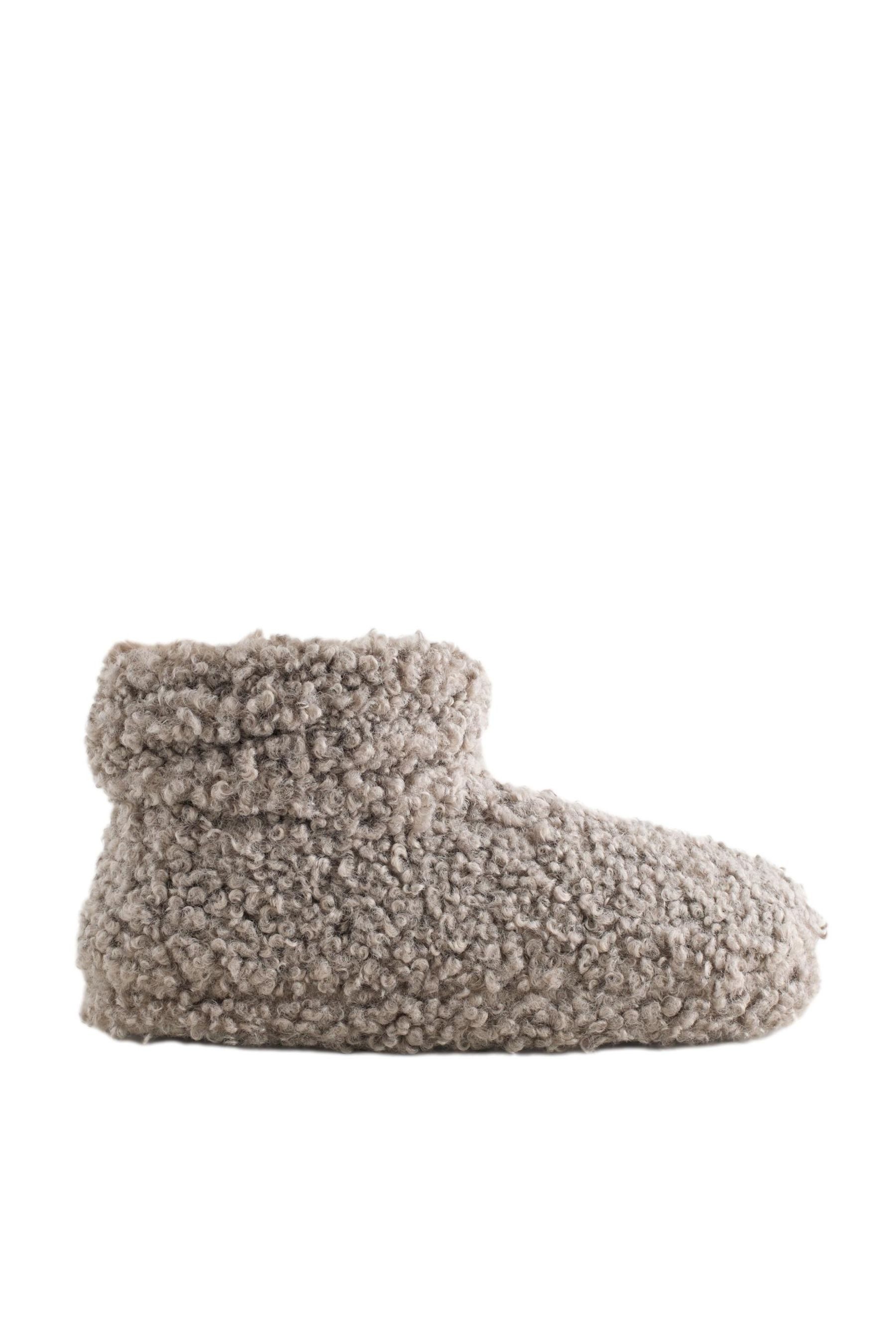 Next Hausstiefel mit Teddyfutter Hausschuh