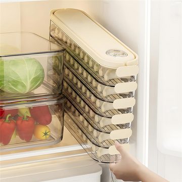 RefinedFlare Frischhaltedose Stapelbare Kühlschrank-Aufbewahrungsbox mit Deckel, (1-tlg)