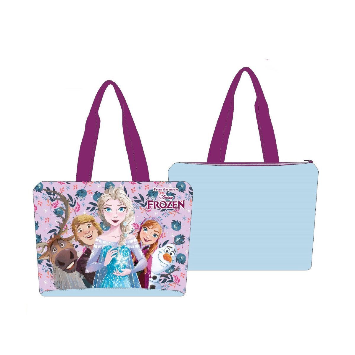 Disney Strandtasche Eiskönigin Strandtasche 47cm – Magic Crew Disney Bag (1-tlg)