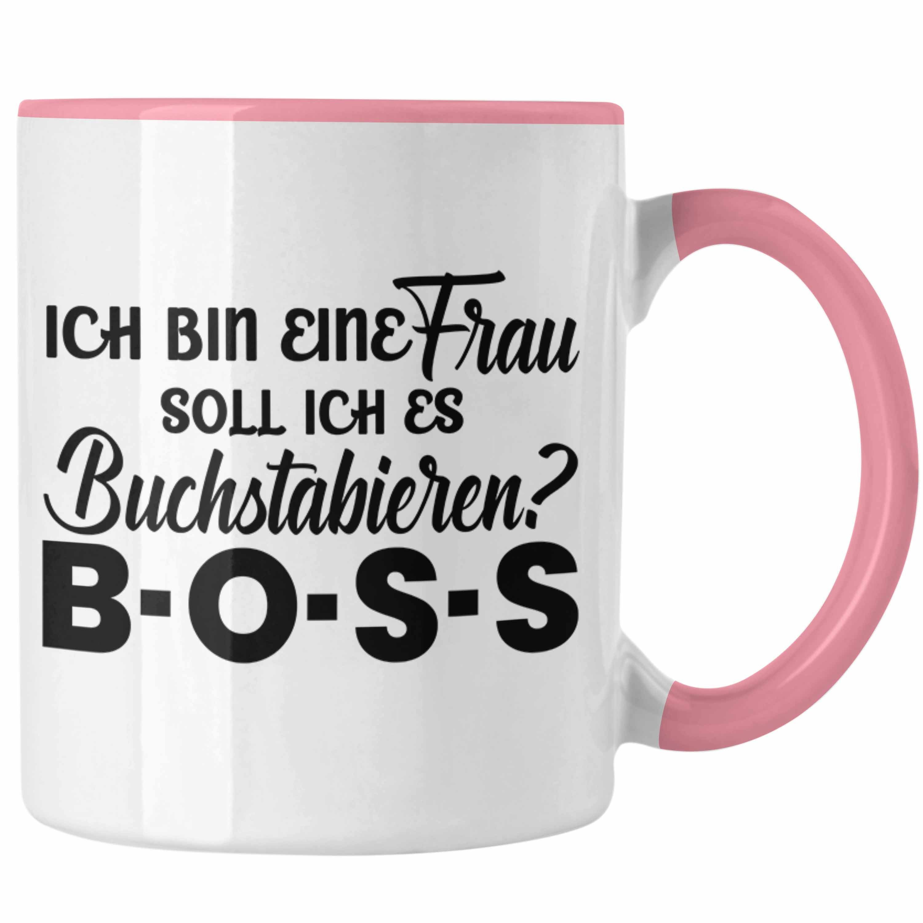 Trendation Tasse Trendation - Frauen Tasse Geschenk Boss Tasse mit Spruch für Frauen Fr