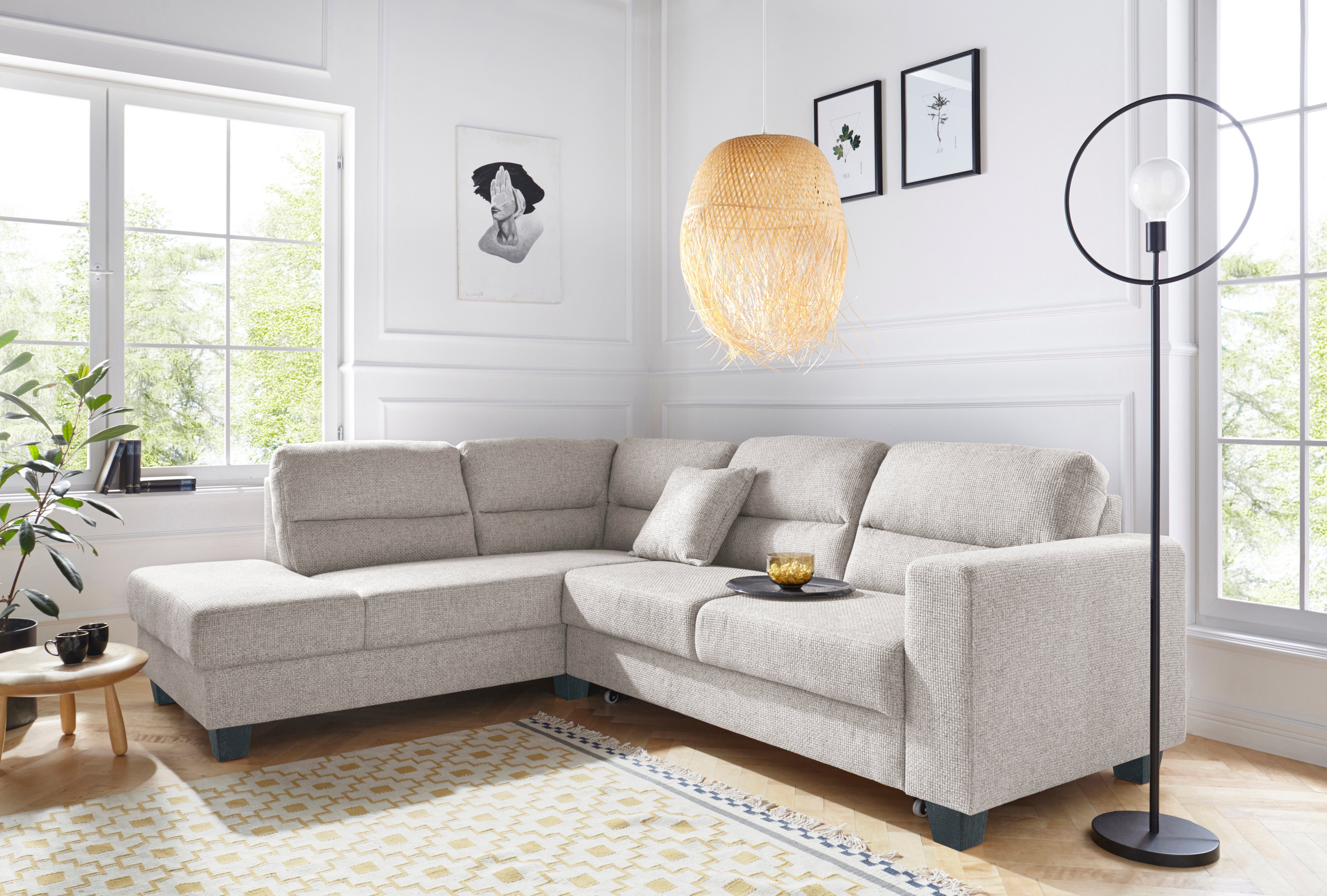 TRENDMANUFAKTUR Ecksofa Chamber, zeitlos und modern, günstig online kaufen