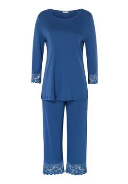Hanro Pyjama Moments (1 tlg) Schlafanzug - Baumwolle - Atmungsaktiv