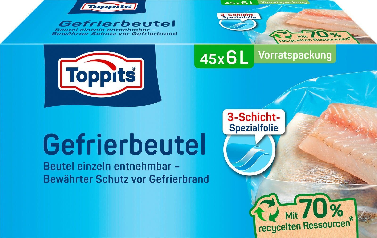 Toppits Gefrierbeutel Toppits Gefrierbeutel 6,0 l