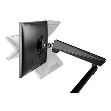 DELTACO Dual Monitor Spring-Assisted Pro Monitor Arm federunterstützt 17-32" Halterung, (Abnehmbares VESA- Plattendesign, inkl. 5 Jahre Herstellergarantie)