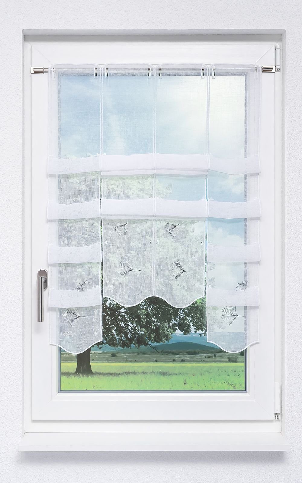 LYSEL® Panneaux Ginkgoblatt (1 St), transparent, HxB 135x48cm günstig online kaufen