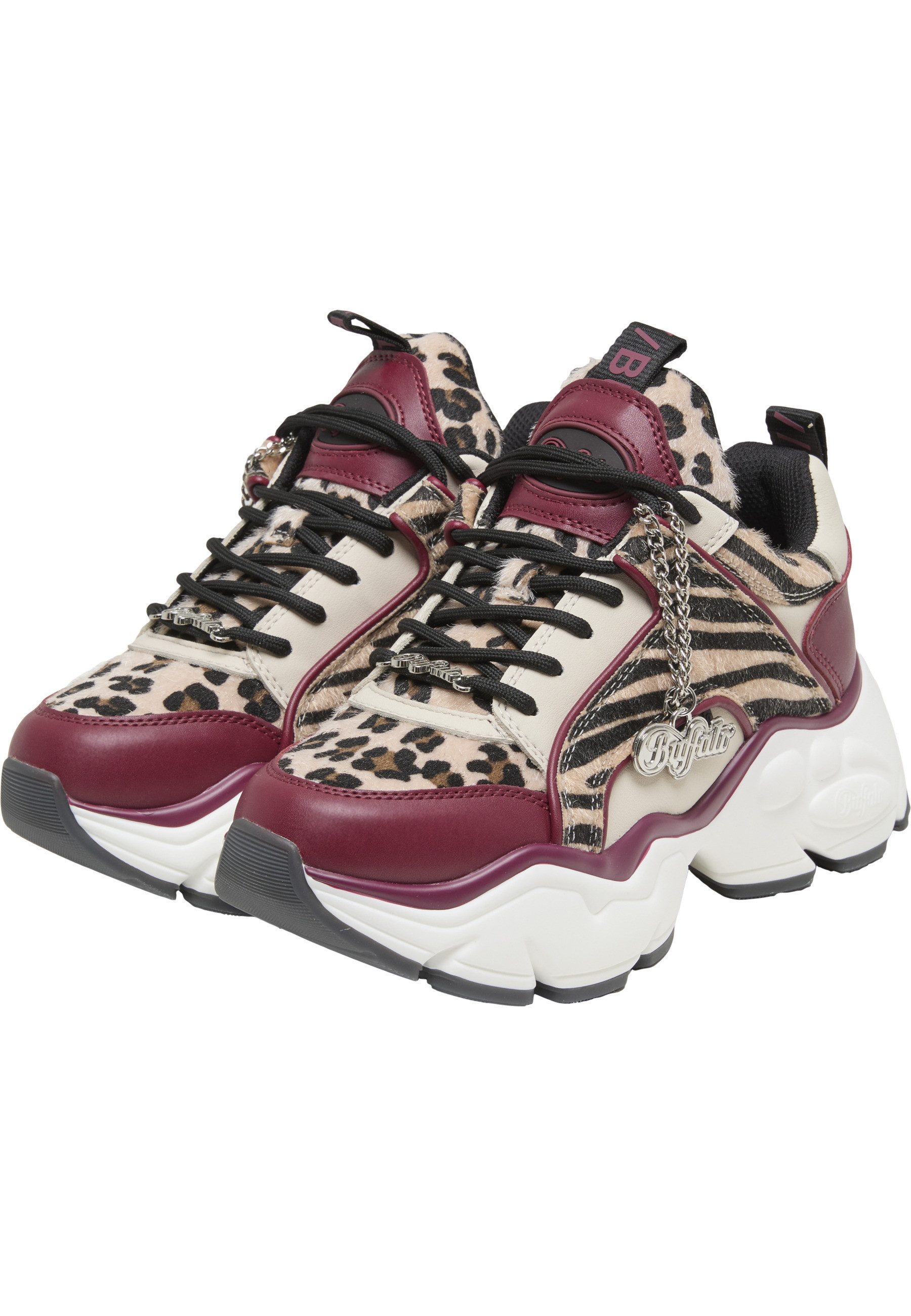 Buffalo Buffalo BINARY GLAM - VEGAN SUEDE/FUR/NAPPA Trainingsschuh