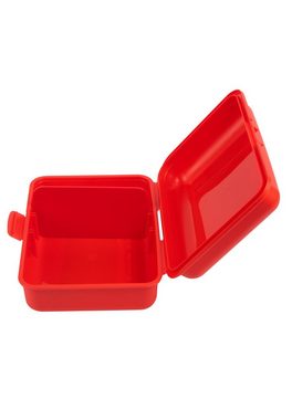 United Labels® Lunchbox Sesamstraße Brotdose mit Trennwand - Elmo Rot, Kunststoff (PP)