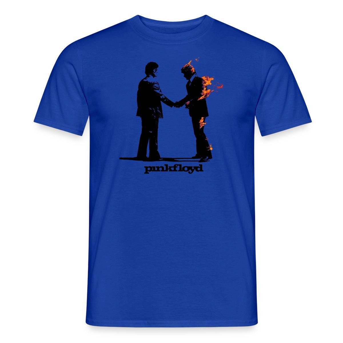 Spreadshirt Pink Floyd Album Cover Und Logo Männer T-Shirt (1-tlg)