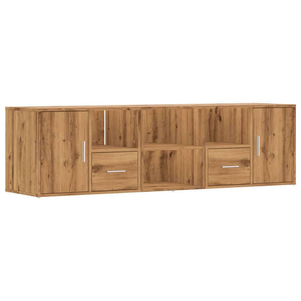 vidaXL Sideboard NA Sideboard Schrank Regal Eckregal Artisan-Eichen-Optik 160x40x45 cm